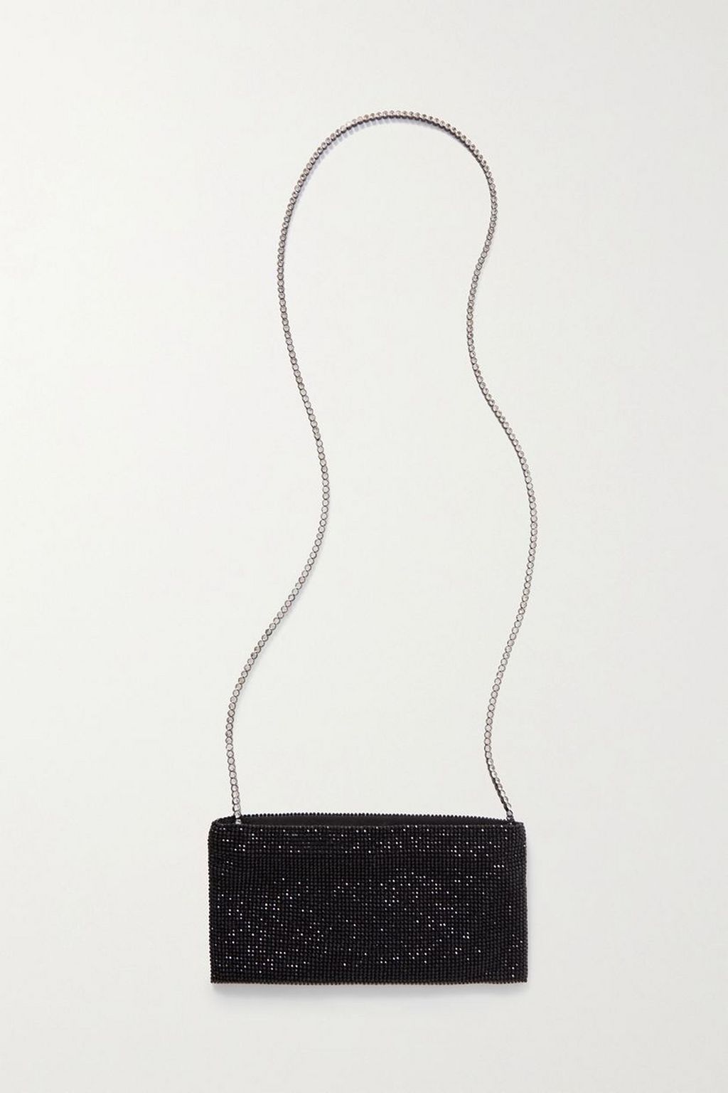 BENEDETTA BRUZZICHES Your Best Friend mini crystal-embellished chainmail shoulder bag