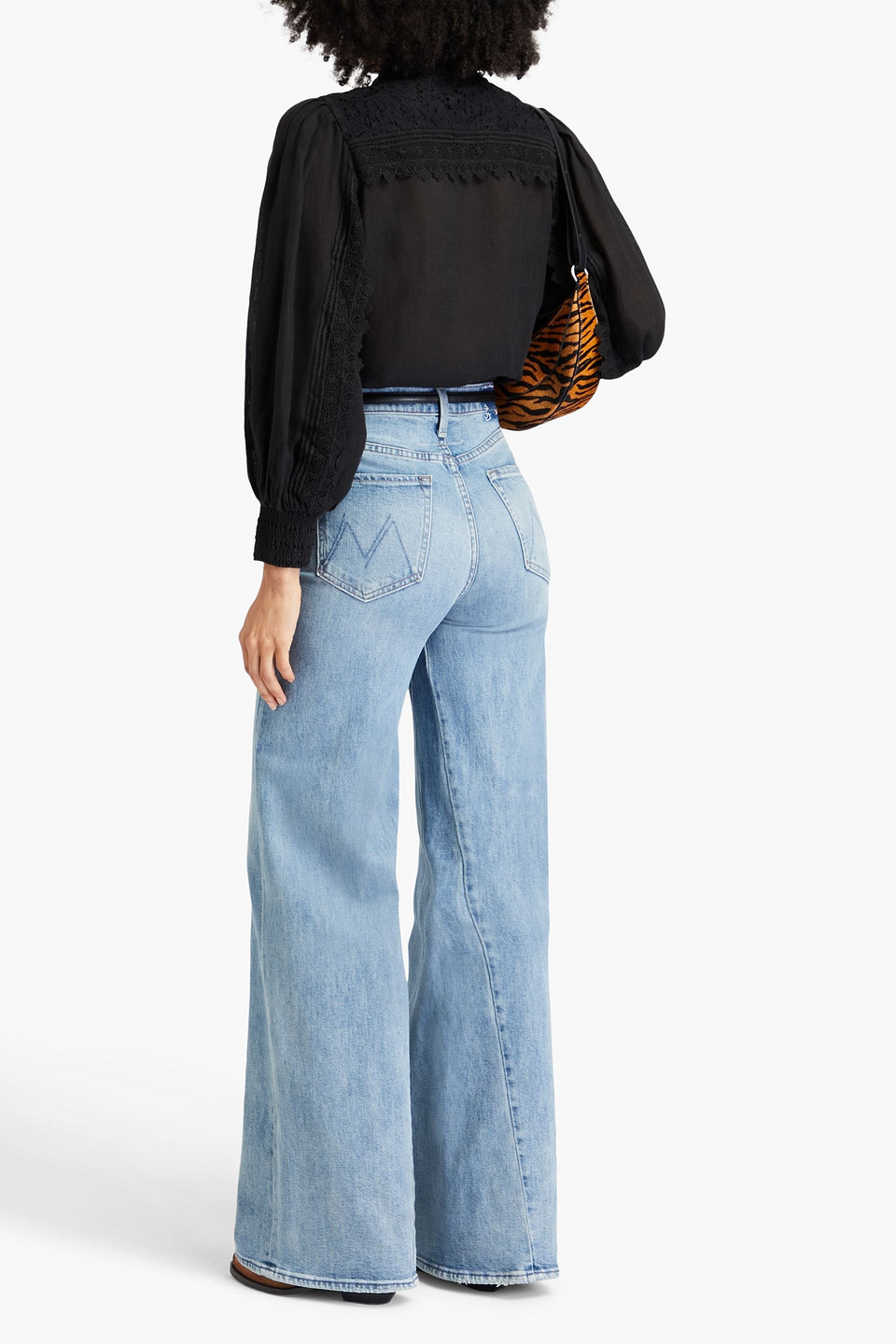 Alice And Olivia Venty Blouse In Black