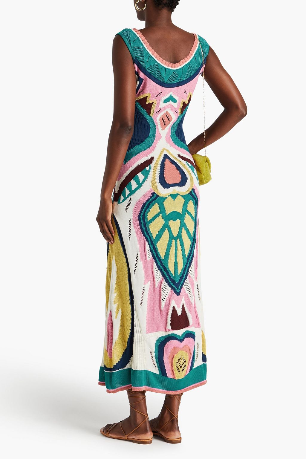 ETRO Jacquard-knit midi dress