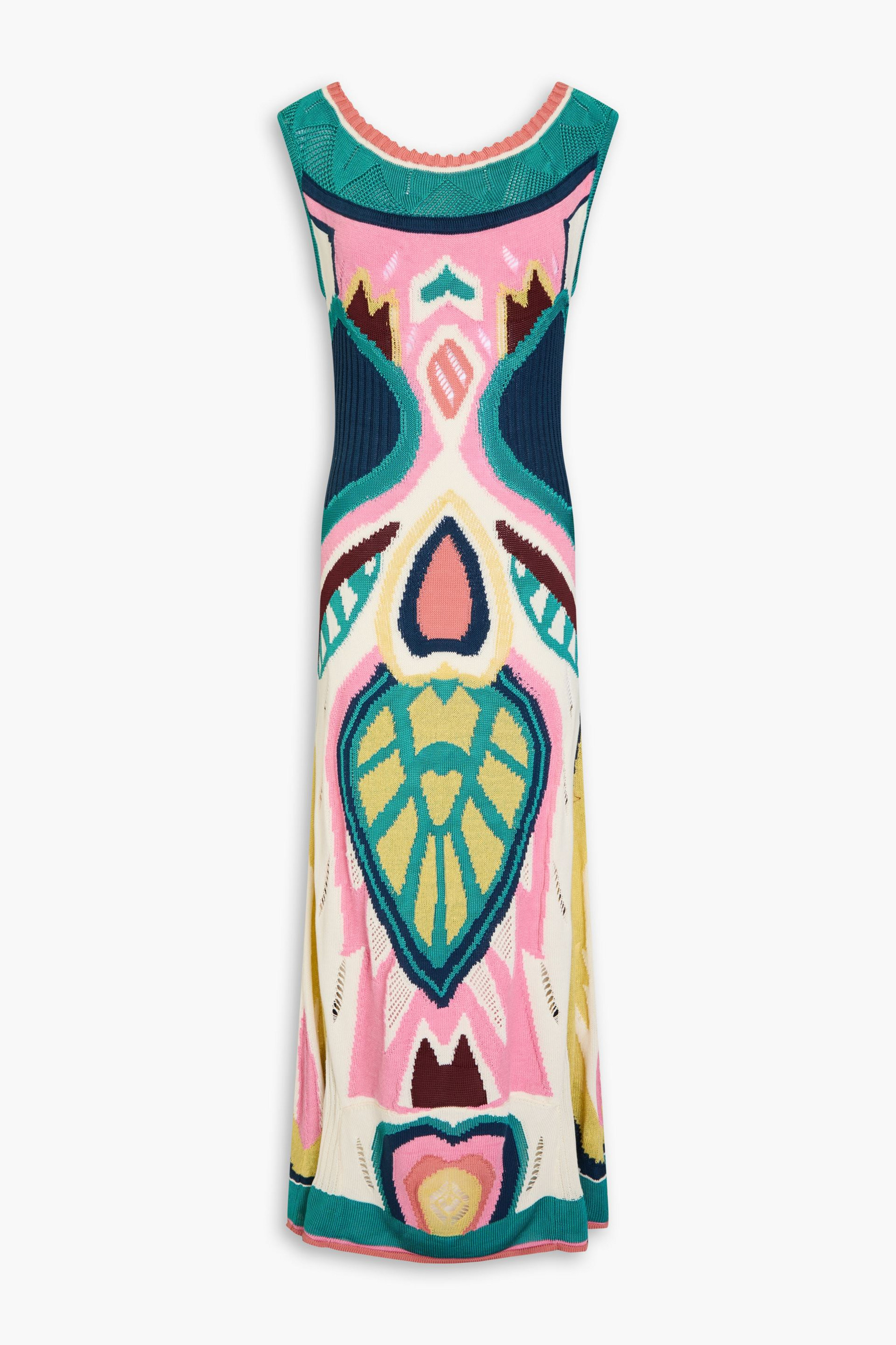 Etro Jacquard-knit midi dress thumbnail