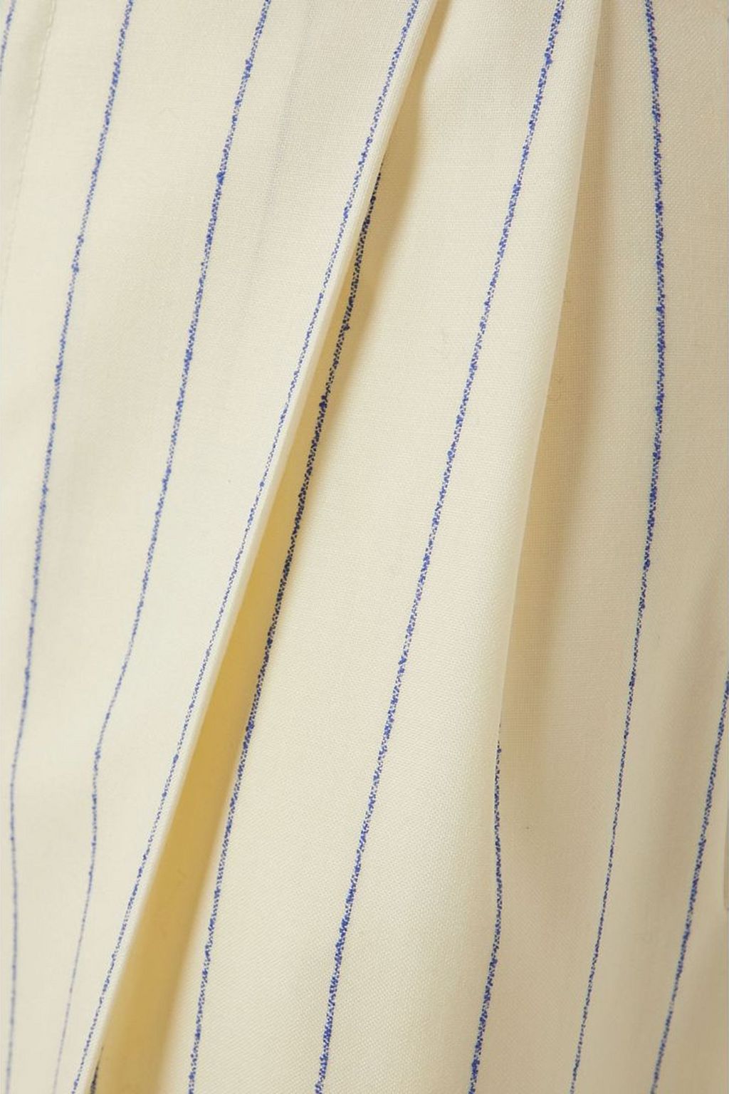 MARNI Pleated pinstriped wool culottes