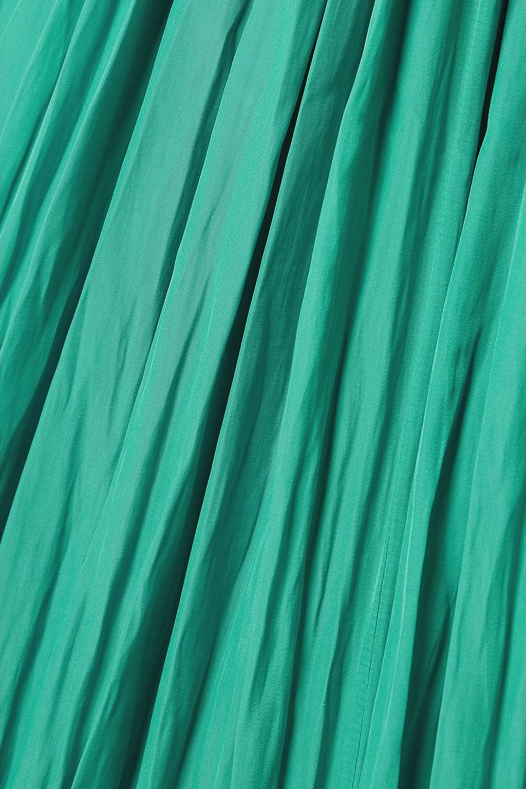 LANVIN Ruffled charmeuse mini dress