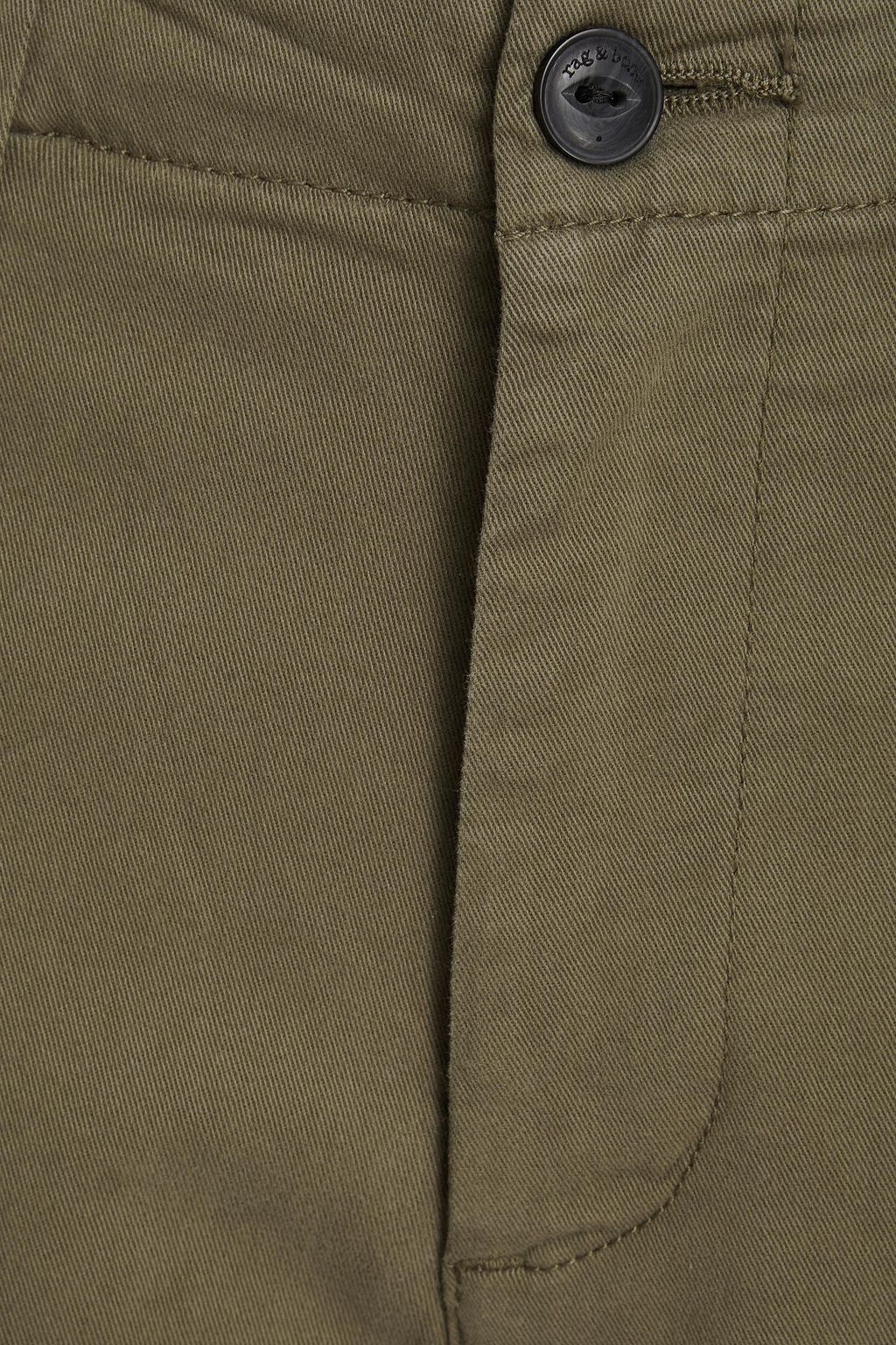 RAG & BONE Sofie cotton-blend twill wide-leg pants