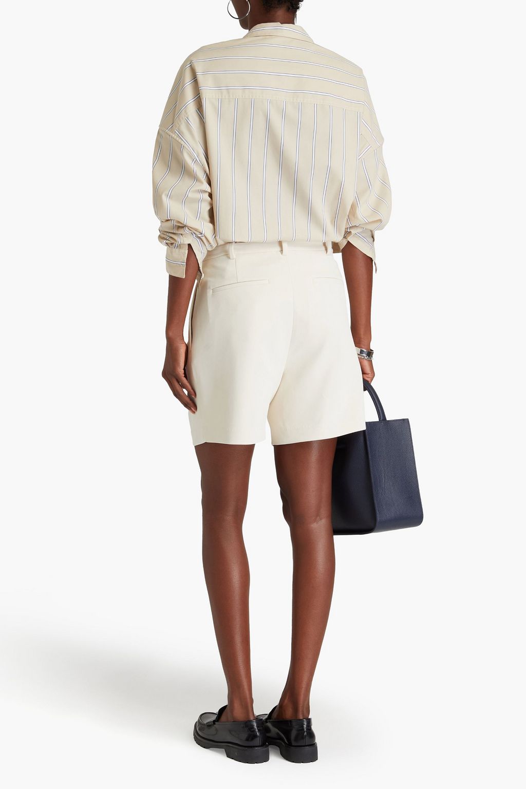 RAG & BONE شورت Carmen من التويل مزين بكسرات
