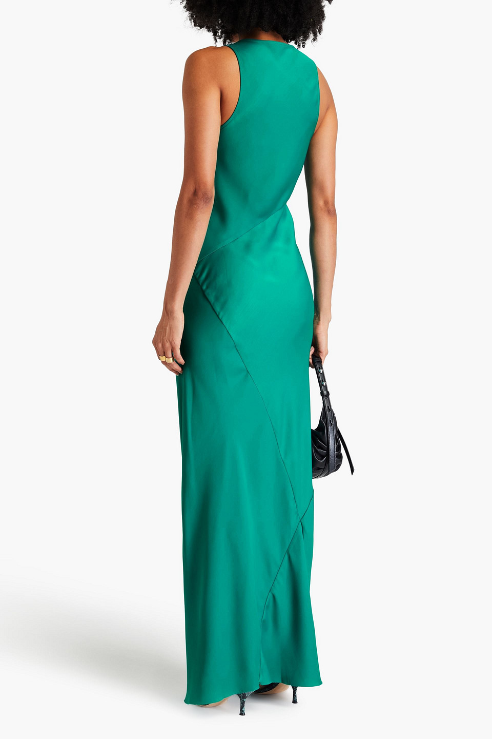  Rag & Bone - Daisy Maxikleid Aus Satin - Grün - Us 0 
