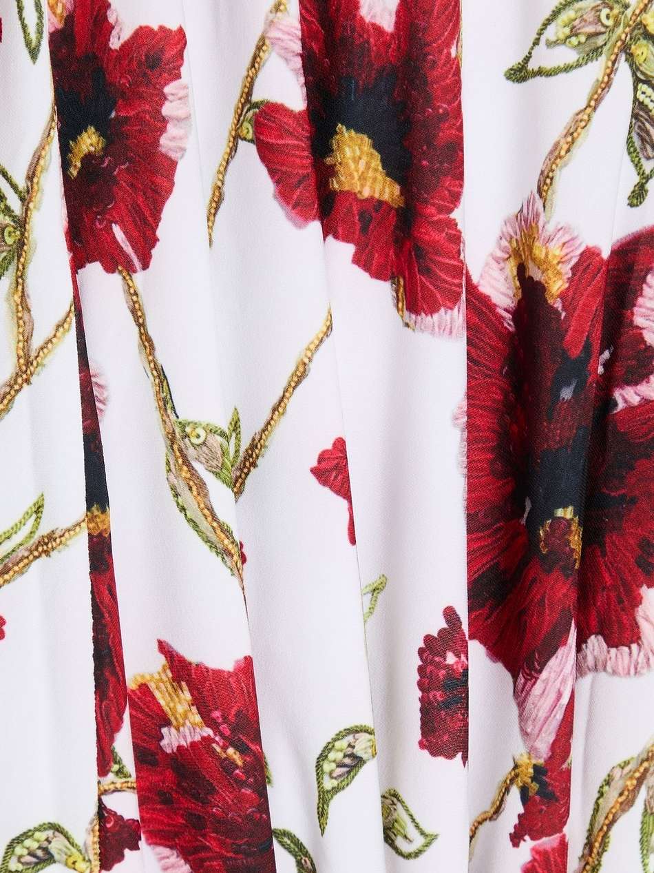 floral-print stretch-jersey gown