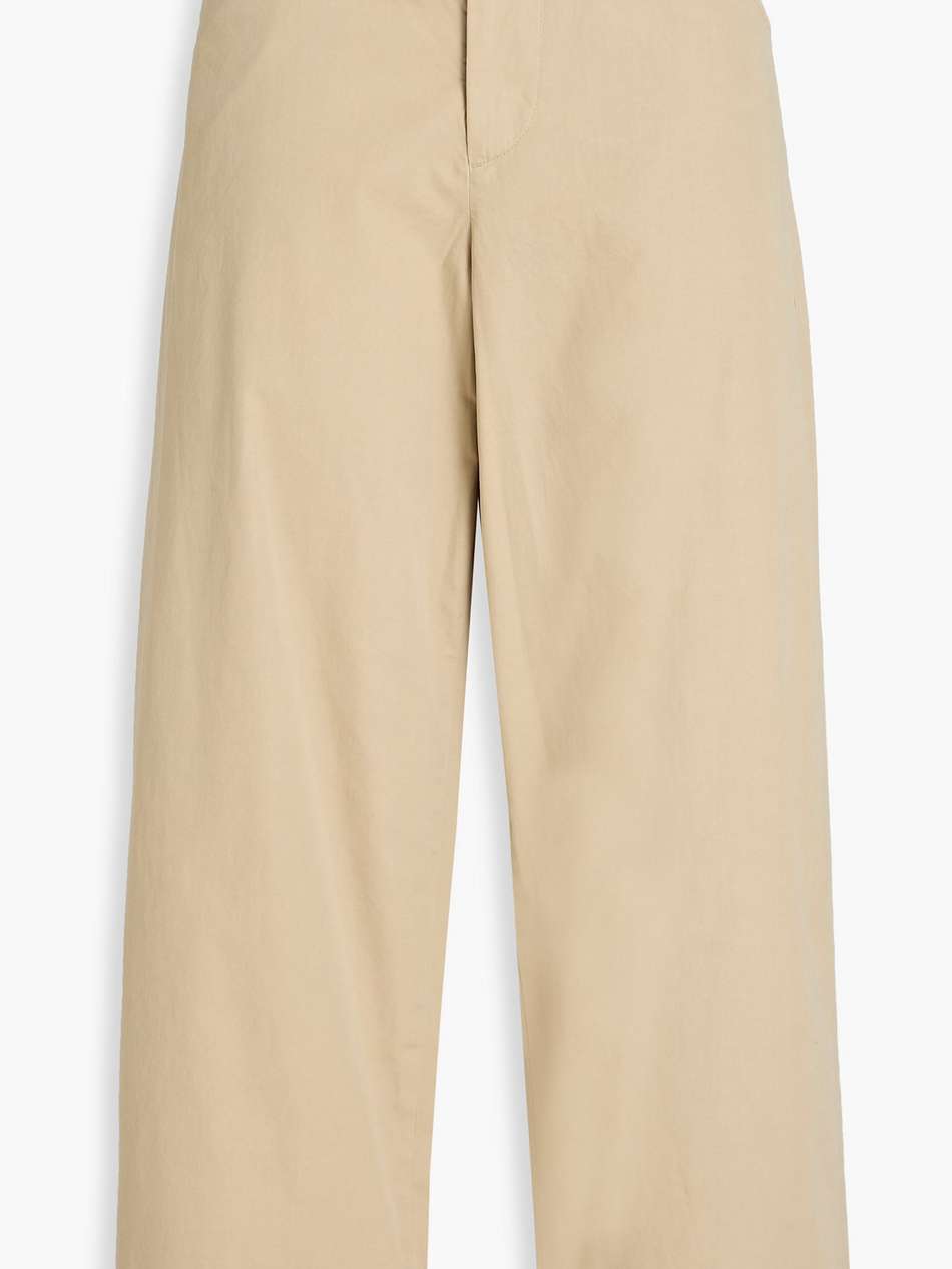 banks cropped cotton wide-leg pants