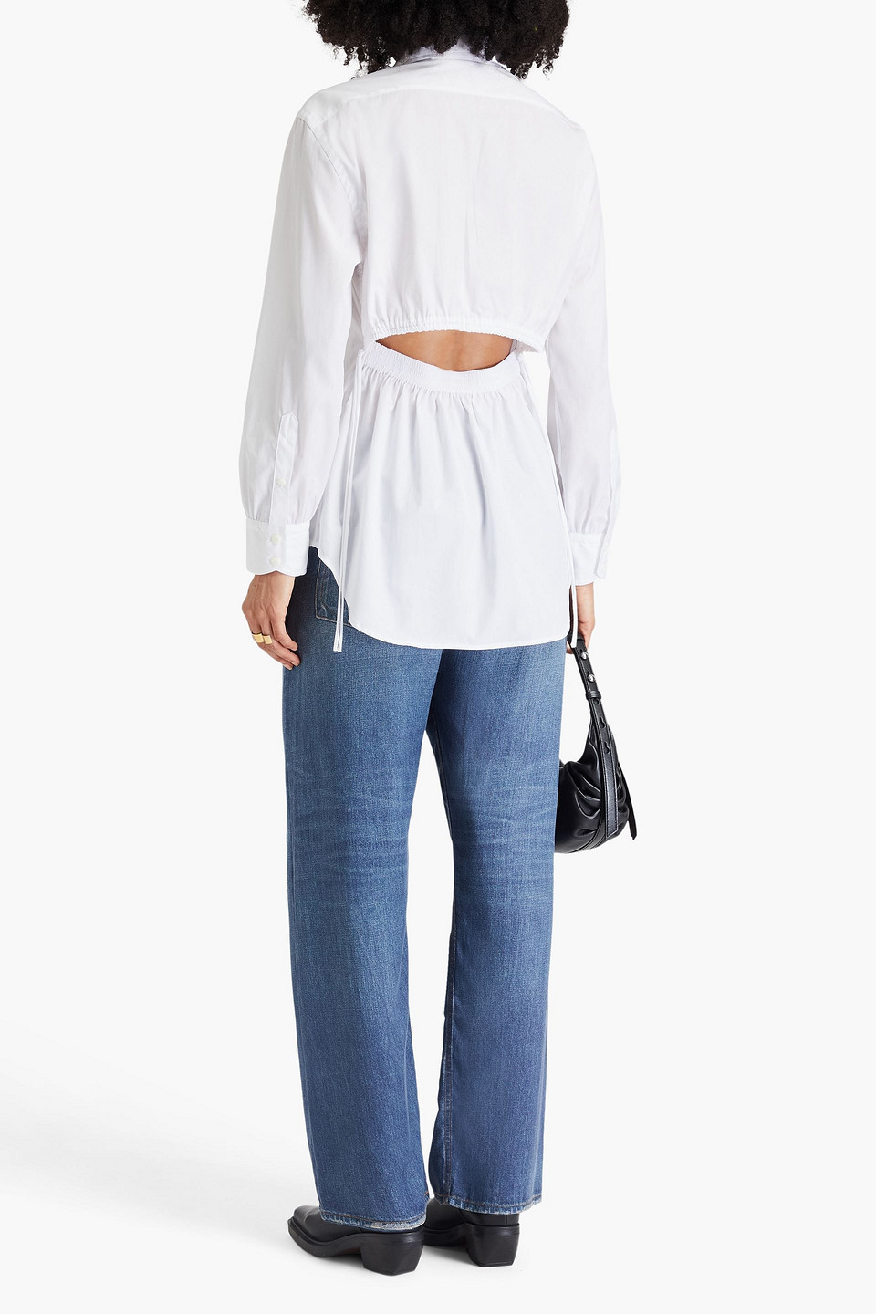  Rag & Bone - Ellison Hemd Aus Baumwollpopeline Mit Cut-outs - Weiß - Xxs 