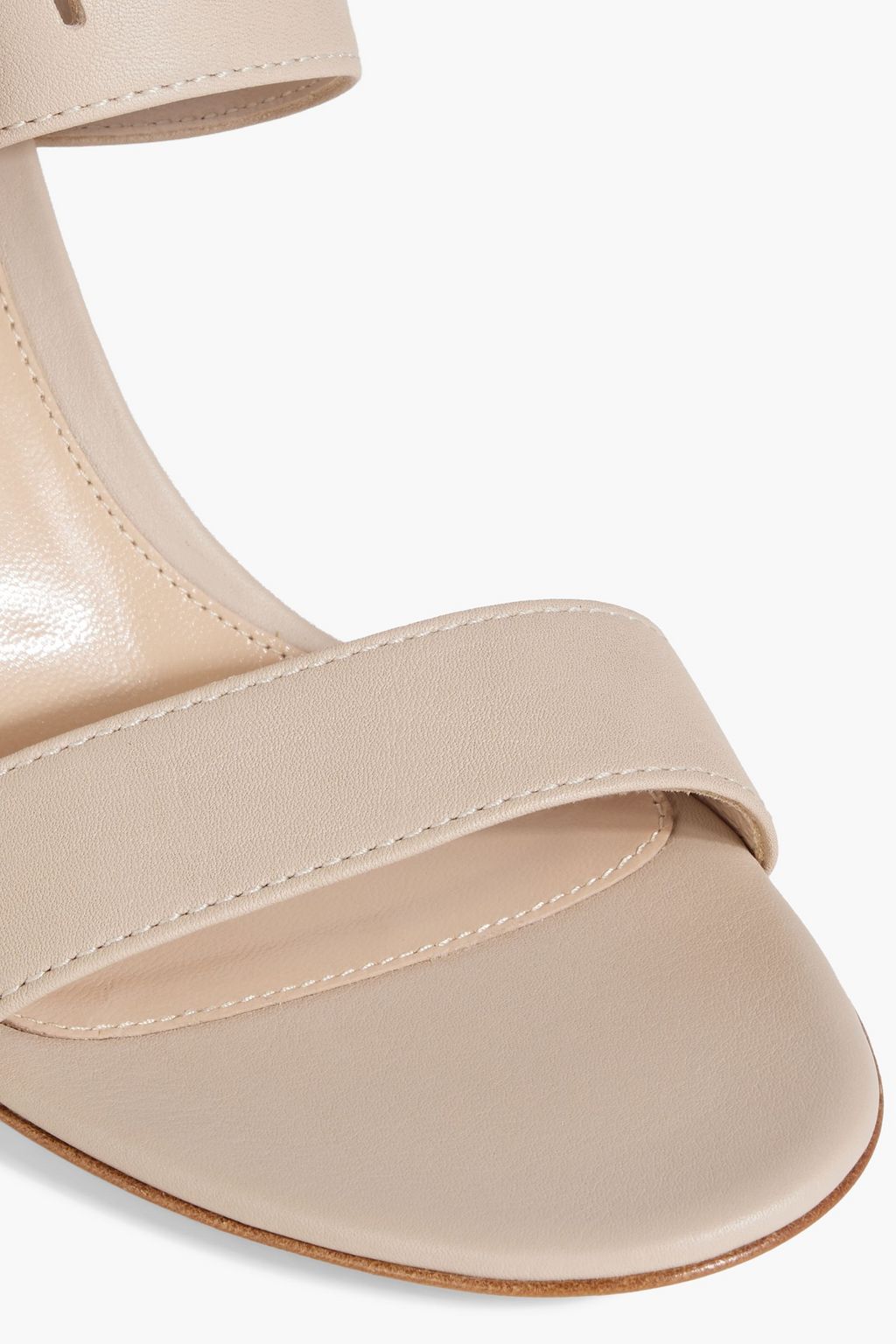 GIANVITO ROSSI Buckled leather mules