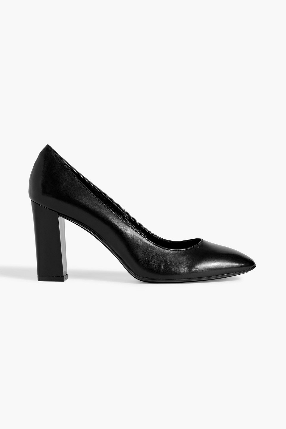Leather pumps