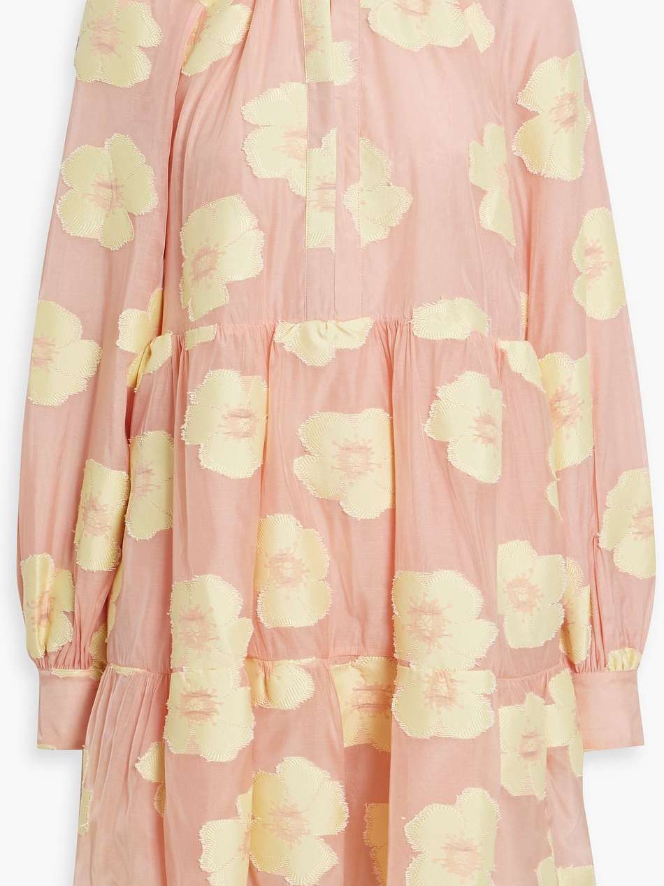 jasmine fil coupé organza mini dress