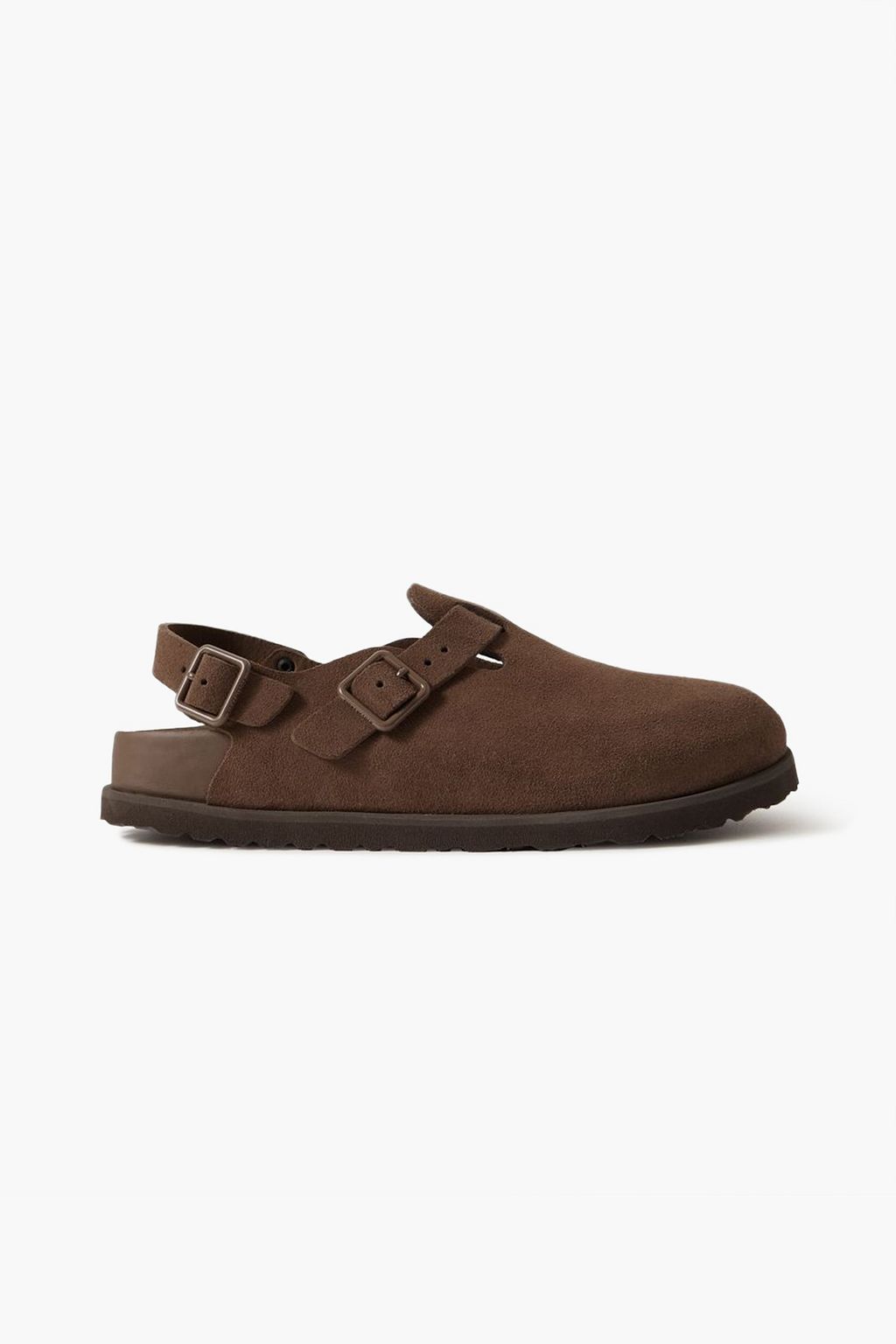 BIRKENSTOCK Tokio suede clogs THE OUTNET