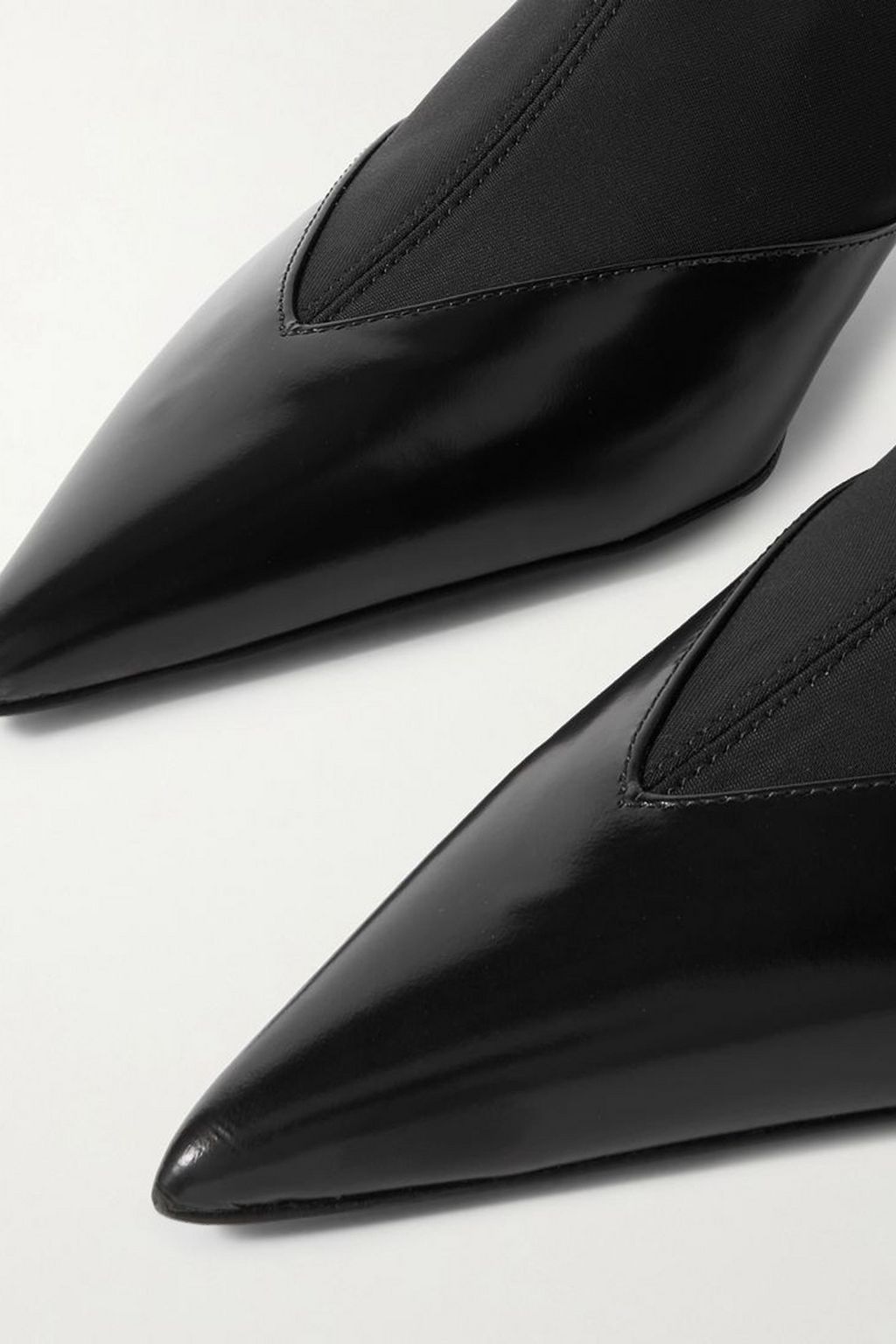 NEOUS Vega leather-trimmed neoprene ankle boots