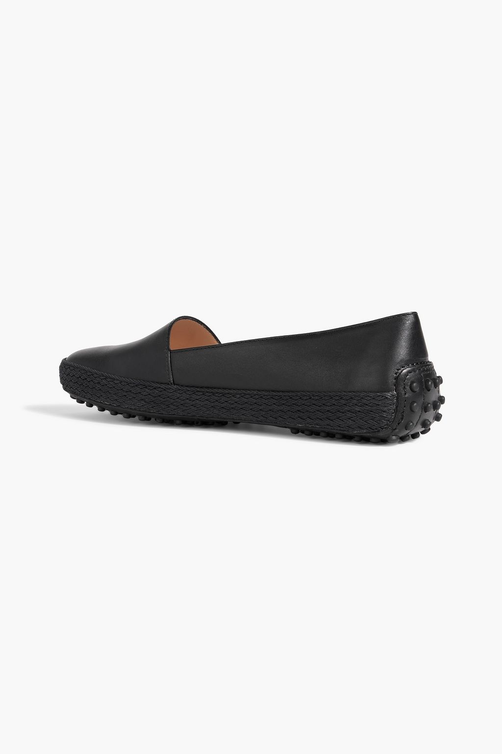 TOD'S Gommino leather espadrille loafers