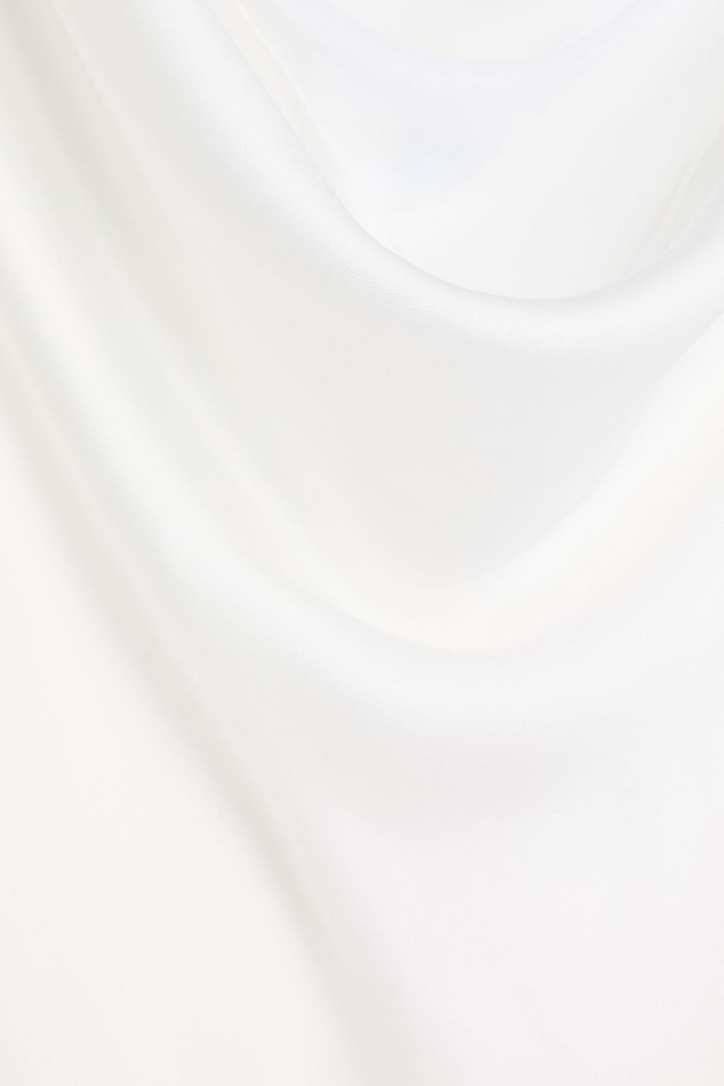 NORMA KAMALI 드레이프 디테일 새틴 크레이프 가운