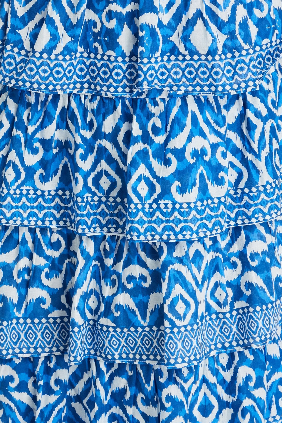 Alice And Olivia Imogene Tiered Maxi Dress In Blue