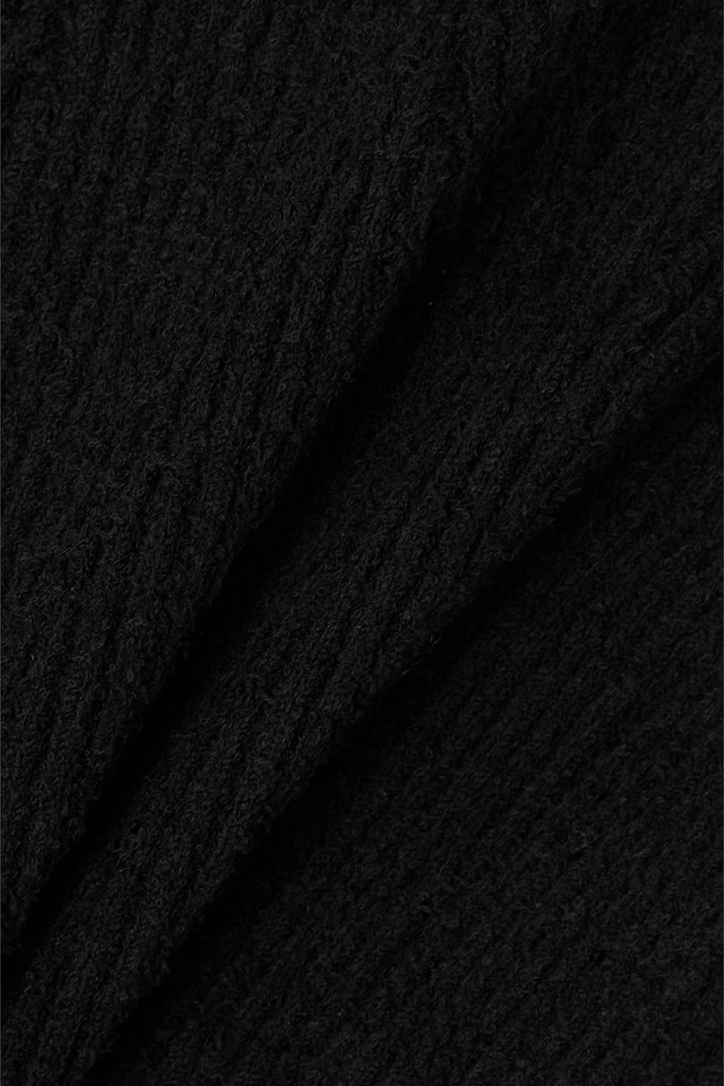 WARDROBE.NYC 리브 스트레치 코튼 혼방 스트랩리스 뷔스티에 탑