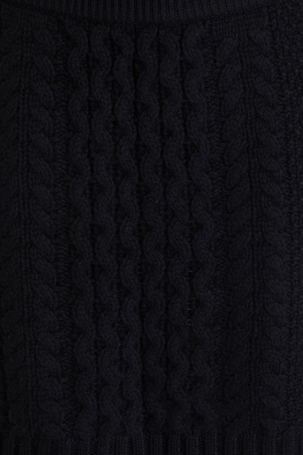 LISA YANG Estelle cable-knit cashmere mini skirt