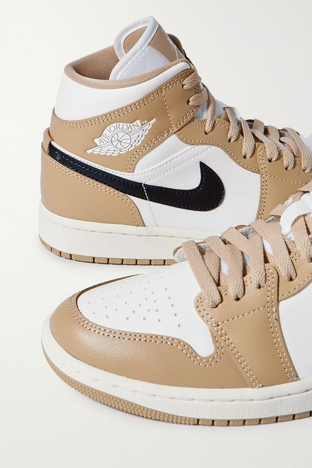 NIKE Air Jordan 1 Mid leather sneakers