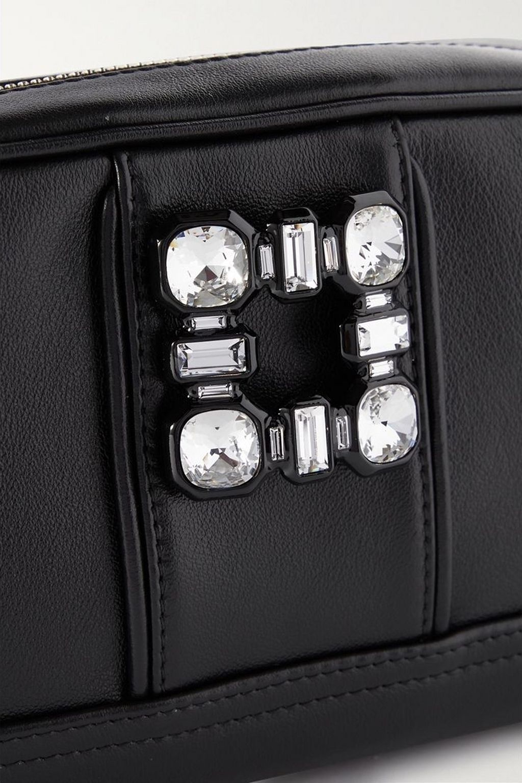 ROGER VIVIER Walky Viv mini crystal-embellished leather shoulder bag