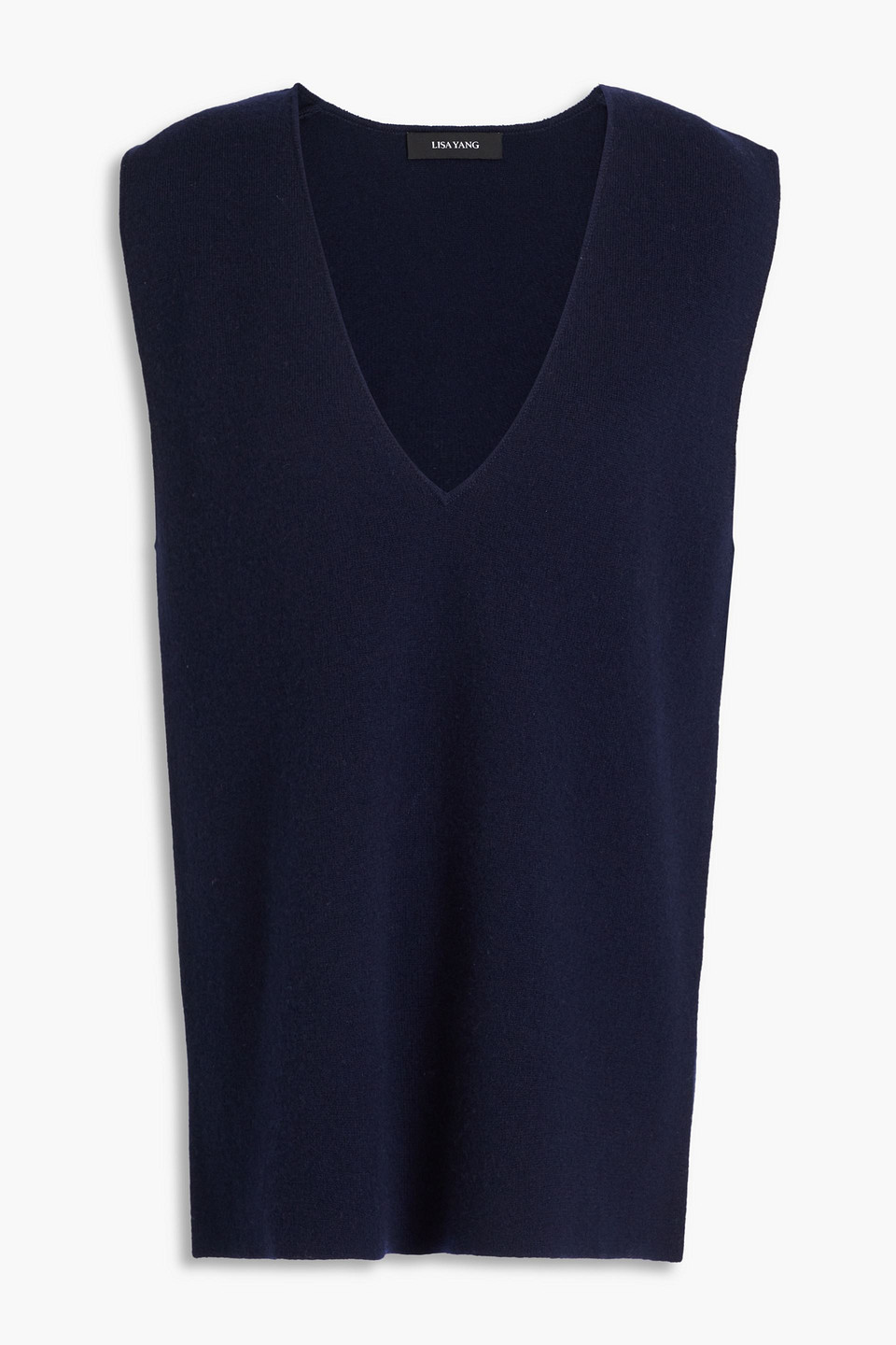 Lisa Yang Cashmere Waistcoat In Blue