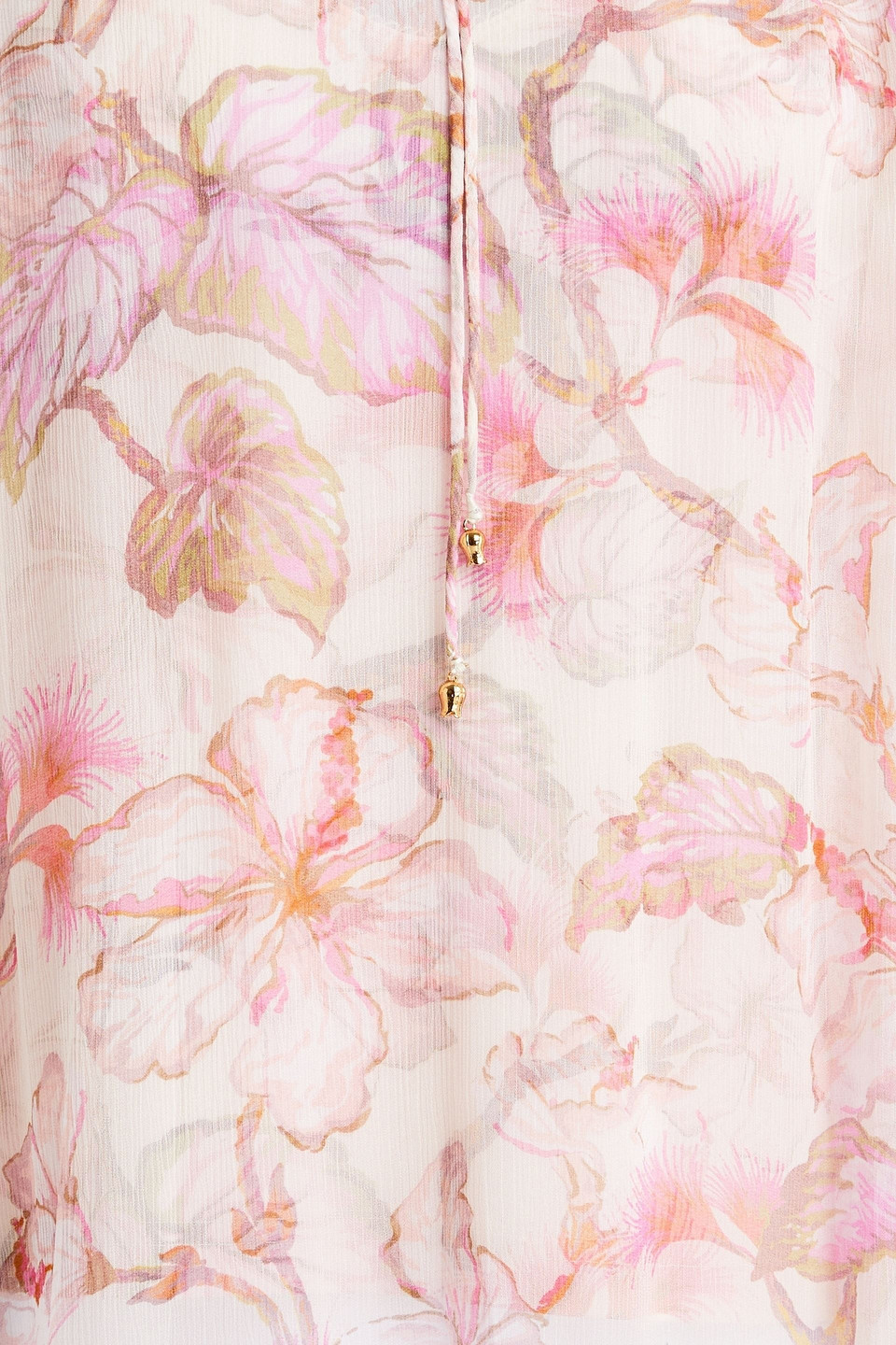 Zimmermann Gathered Billow Blouse In Baby Pink