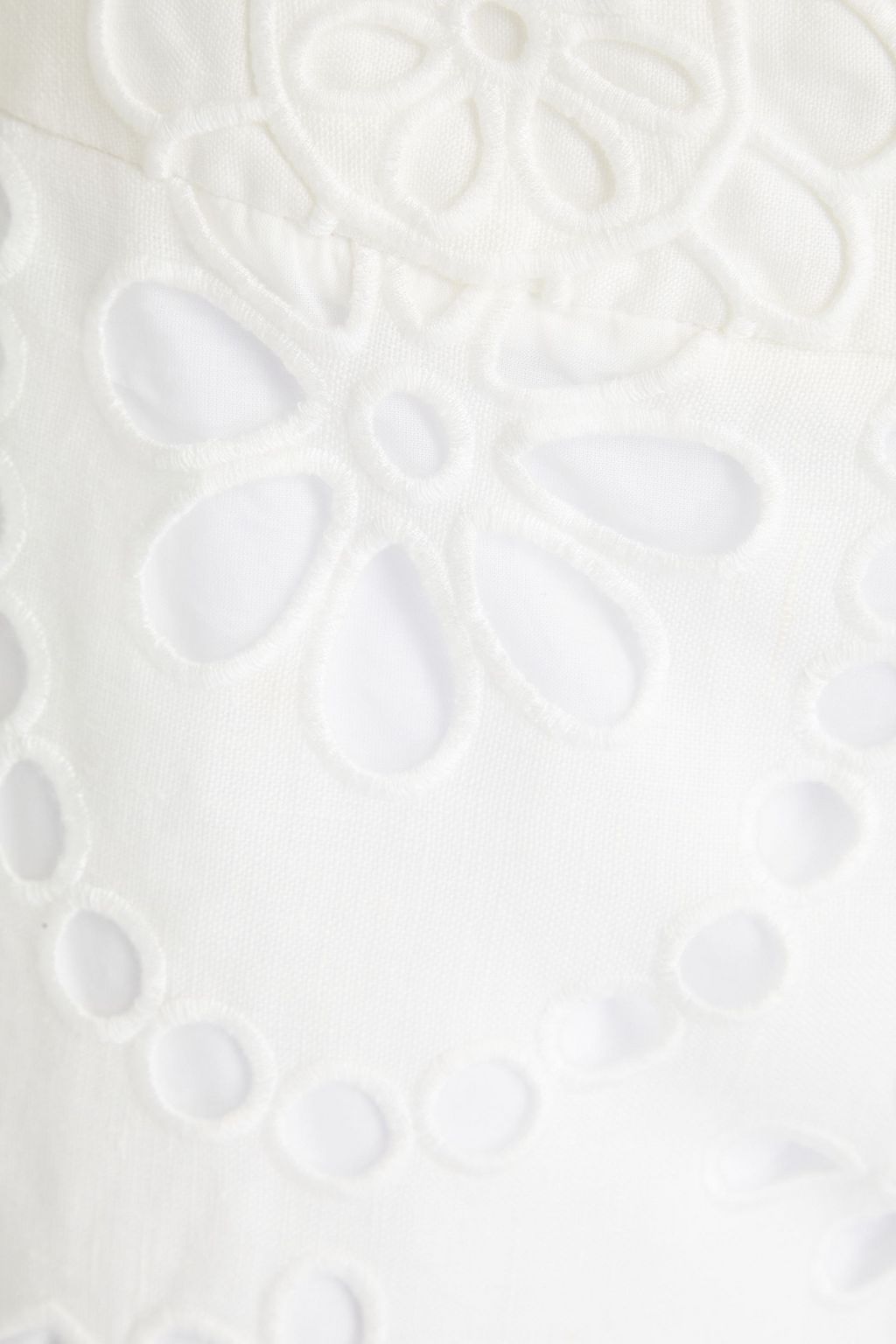 ZIMMERMANN Broderie anglaise linen flared pants