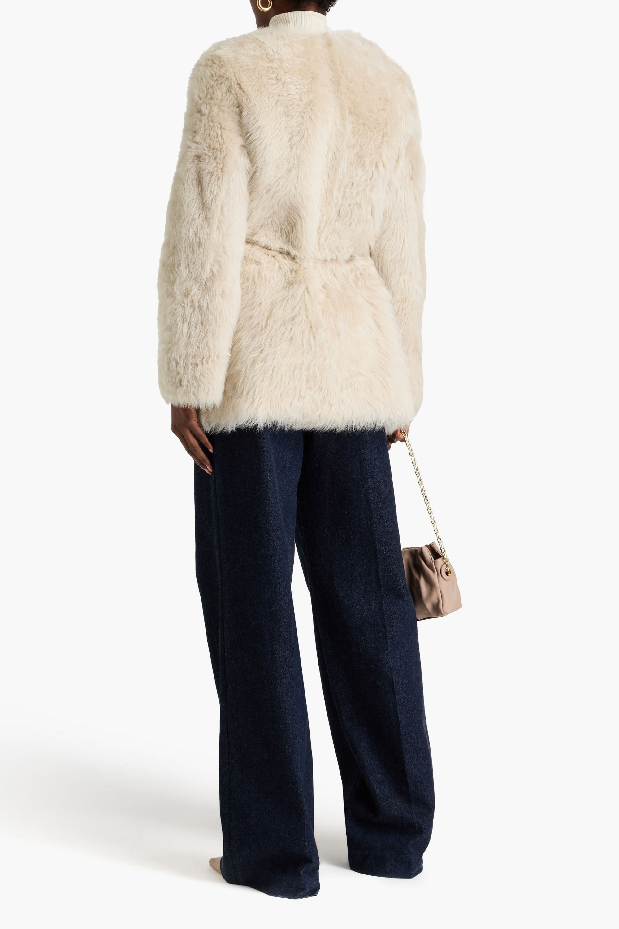 Zimmermann Belted shearling jacket