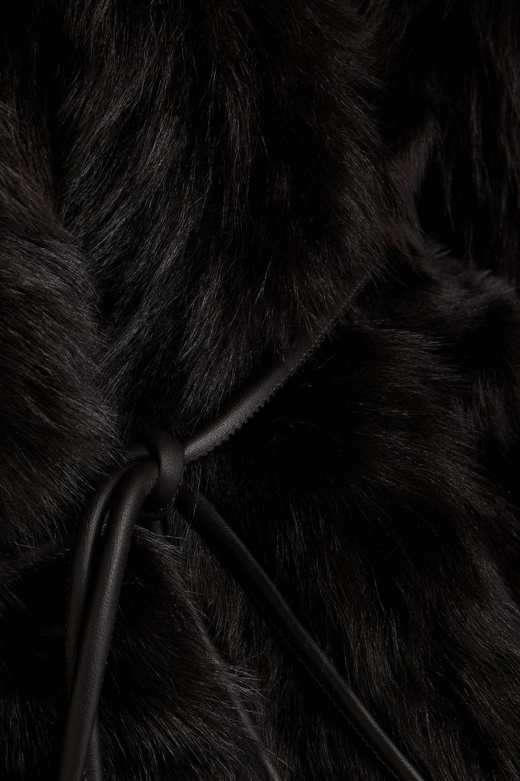 ZIMMERMANN Belted shearling jacket