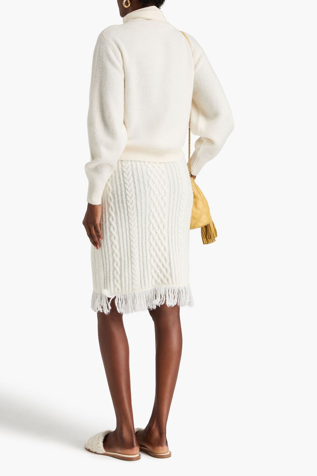 ZIMMERMANN Wool and cashmere-blend turtleneck sweater