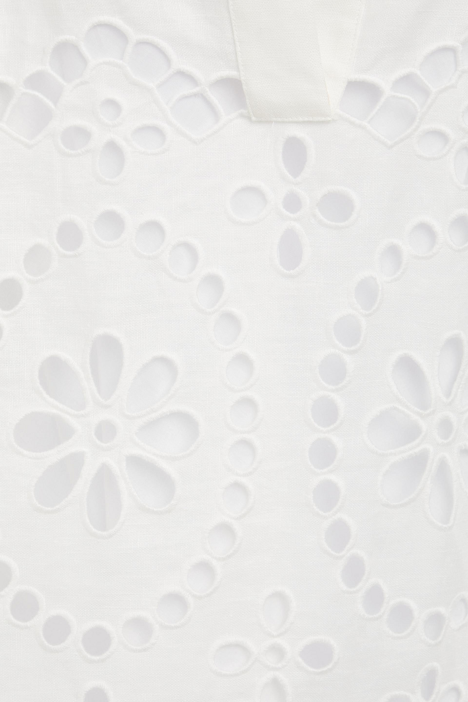 Zimmermann Lexi Broderie Anglaise Linen Top In Ivory