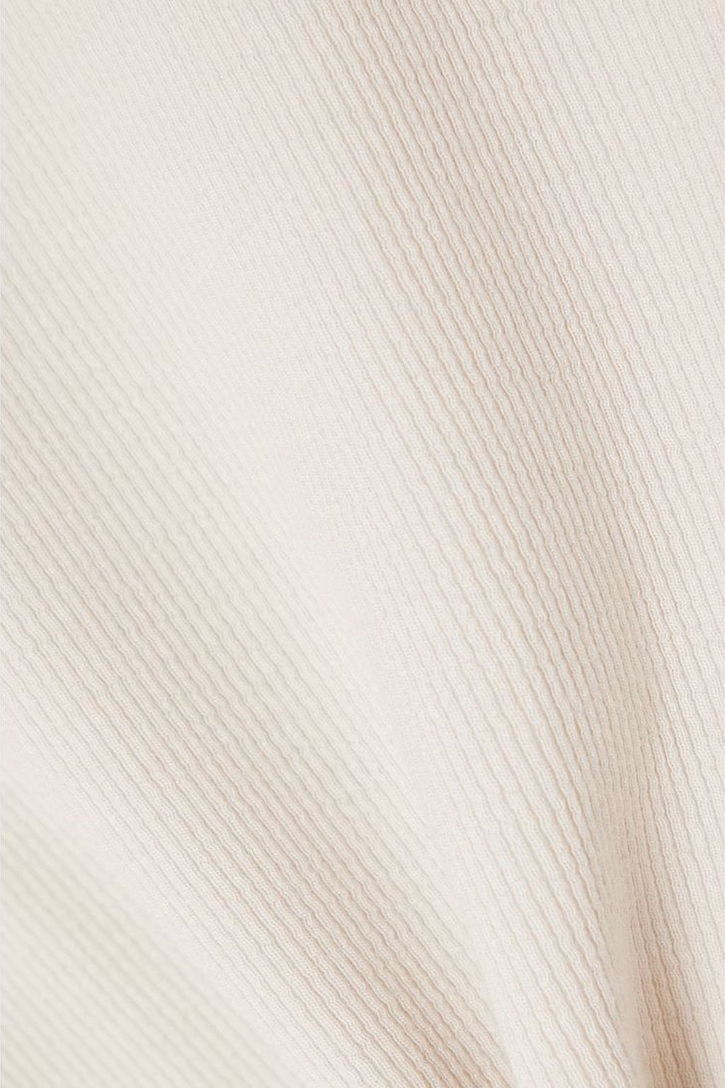 PETER DO Layered ribbed stretch-Pima cotton and modal-blend T-shirt