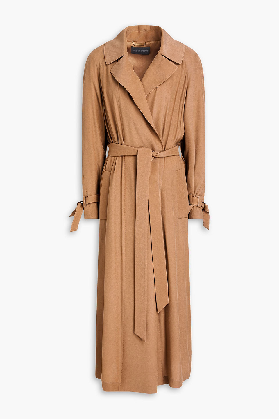 Belted cady trench coat