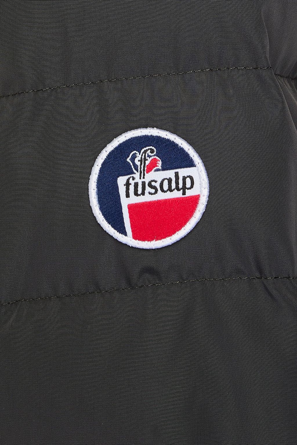 FUSALP シェル フード付きジャケット スキューバパネル キルティング