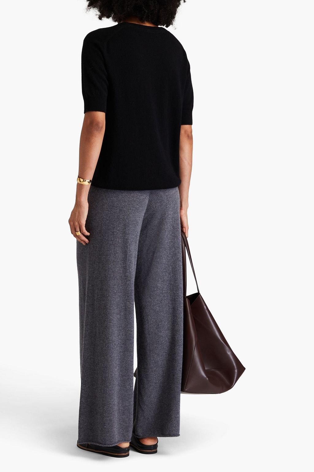 LISA YANG Sierra cashmere wide-leg pants