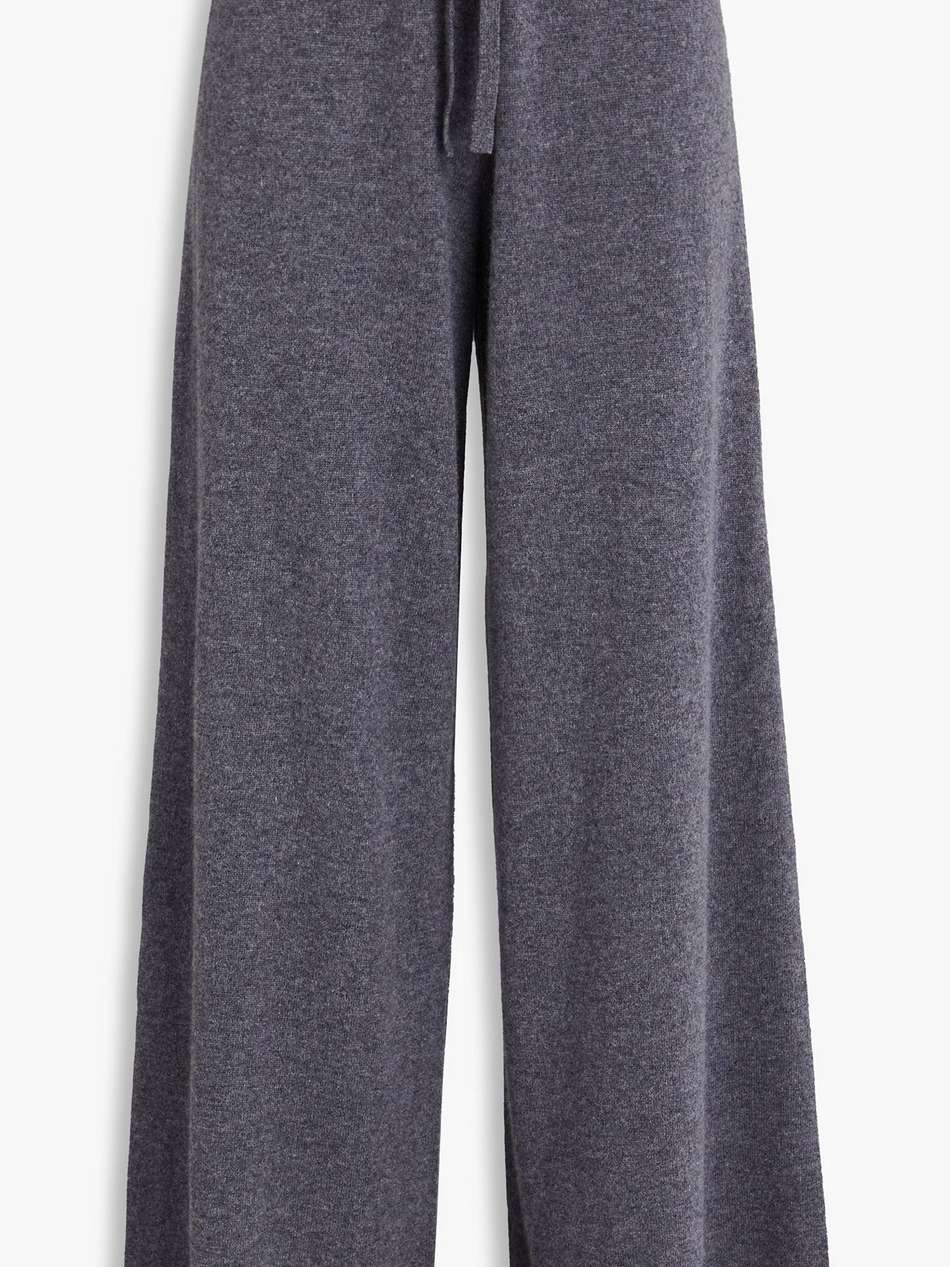 cashmere wide-leg pants