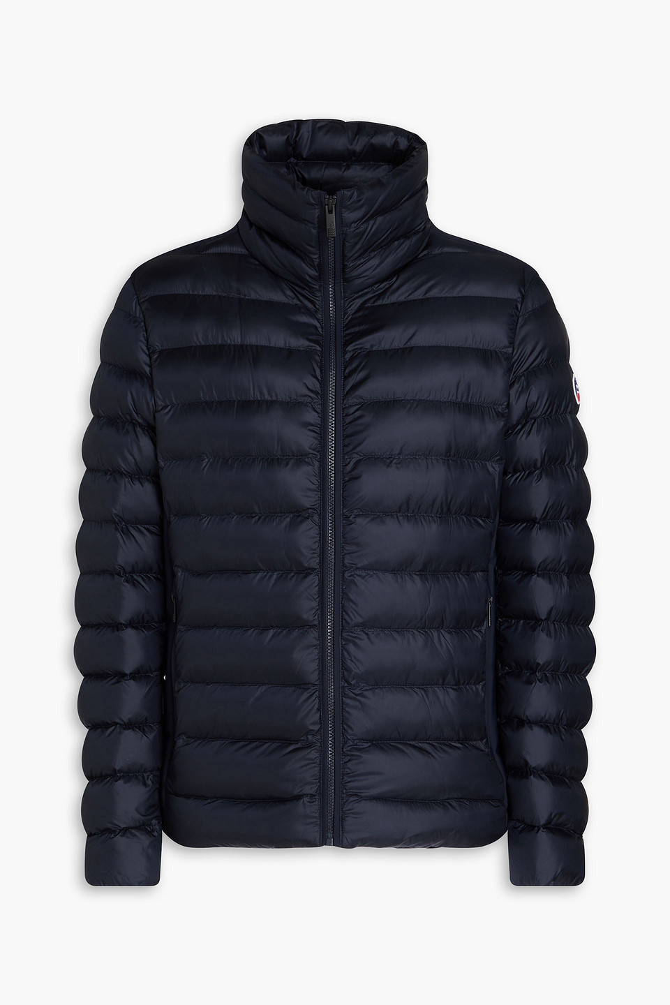 Fusalp Lucho Stretch Jersey-paneled Quilted Shell Jacket In Navy
