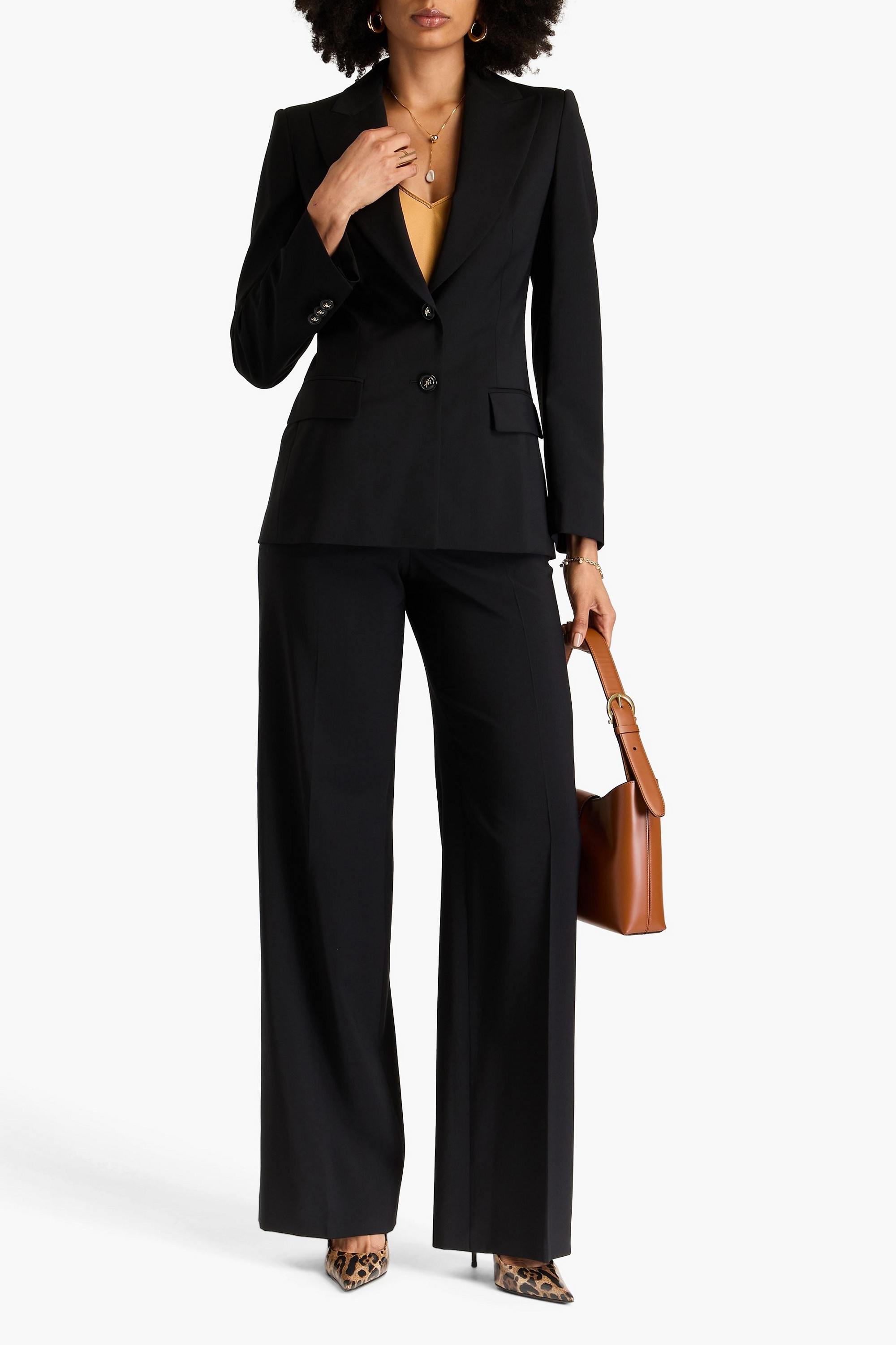 ALBERTA FERRETTI Wool-blend blazer