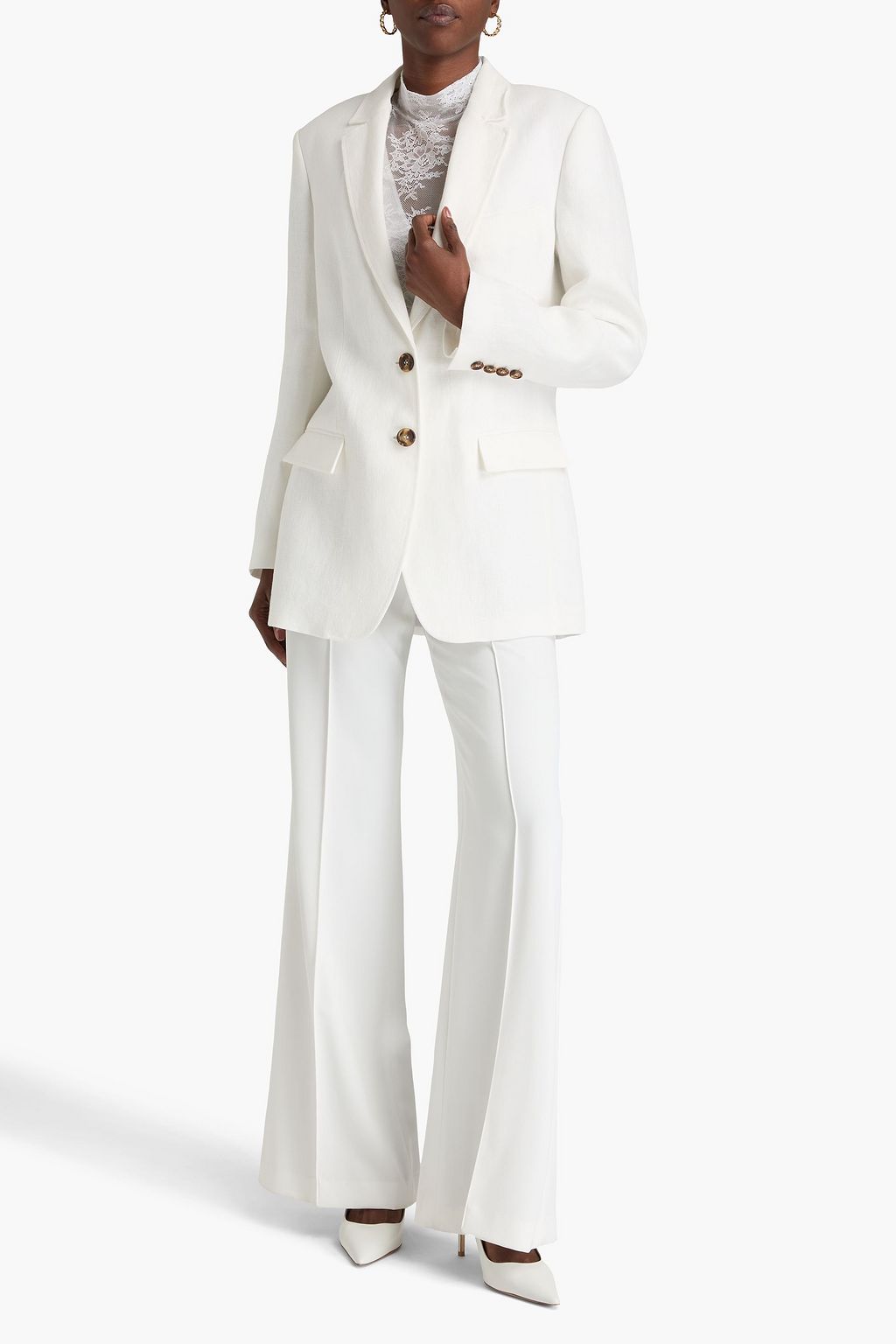 ALBERTA FERRETTI بليزر من الكتّان
