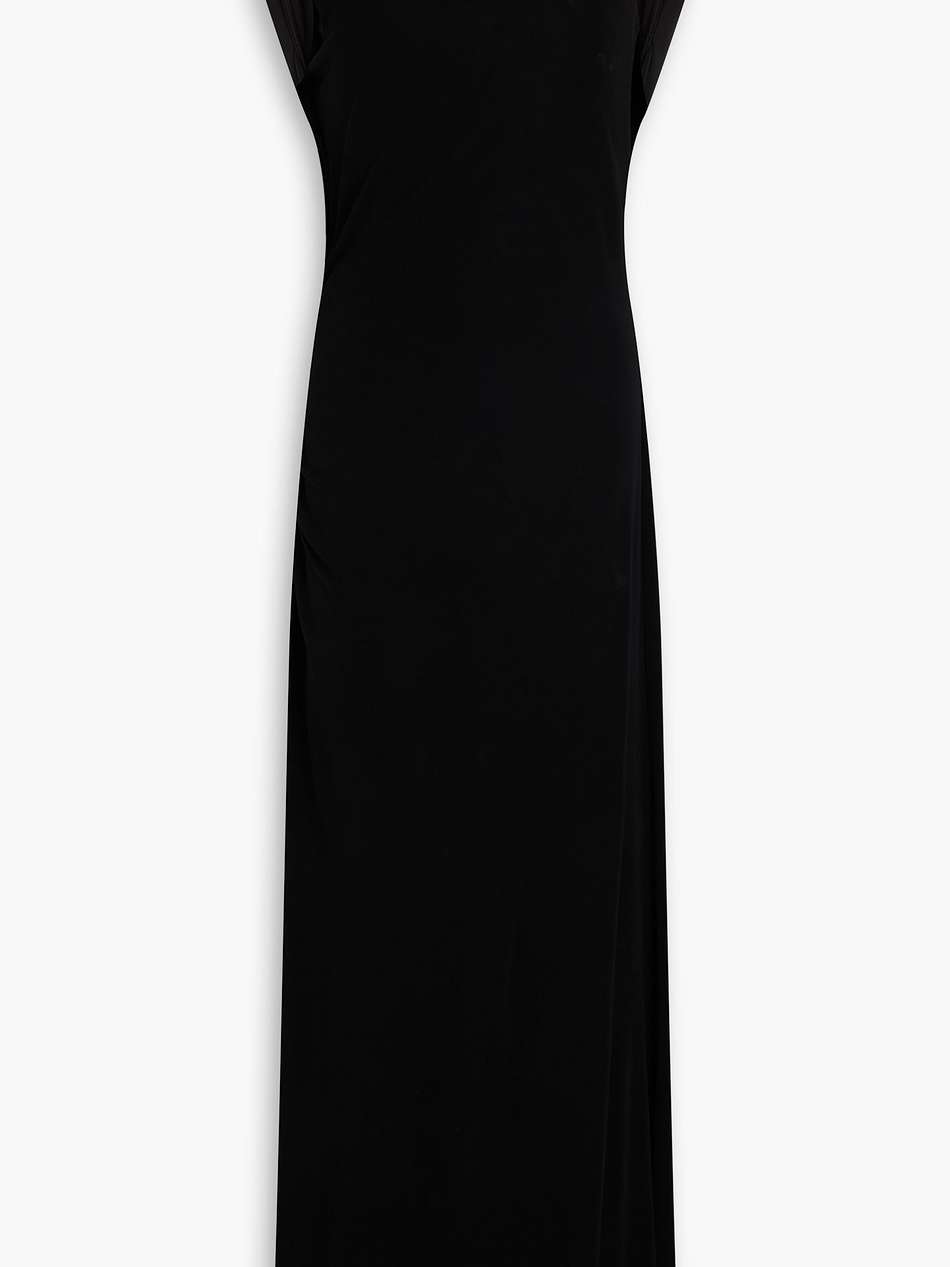 draped jersey gown