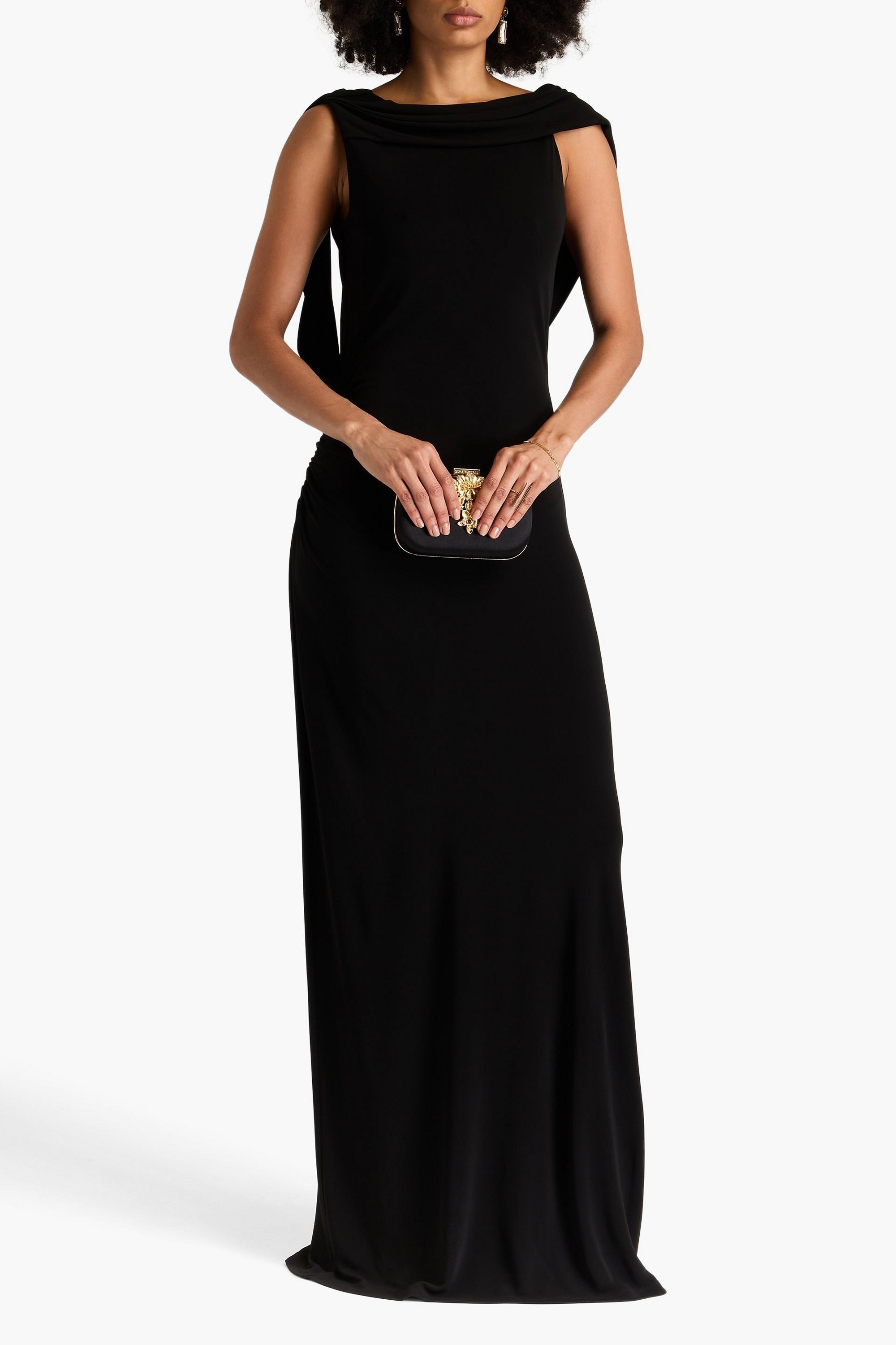 ALBERTA FERRETTI Draped jersey gown