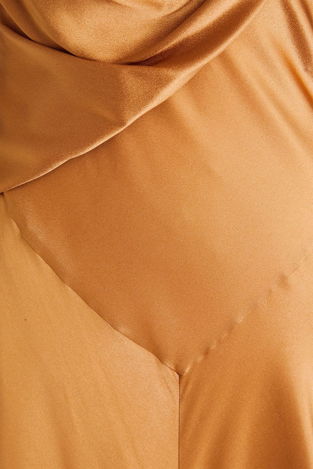 ALBERTA FERRETTI 드레이프 장식 크레이프 새틴 가운