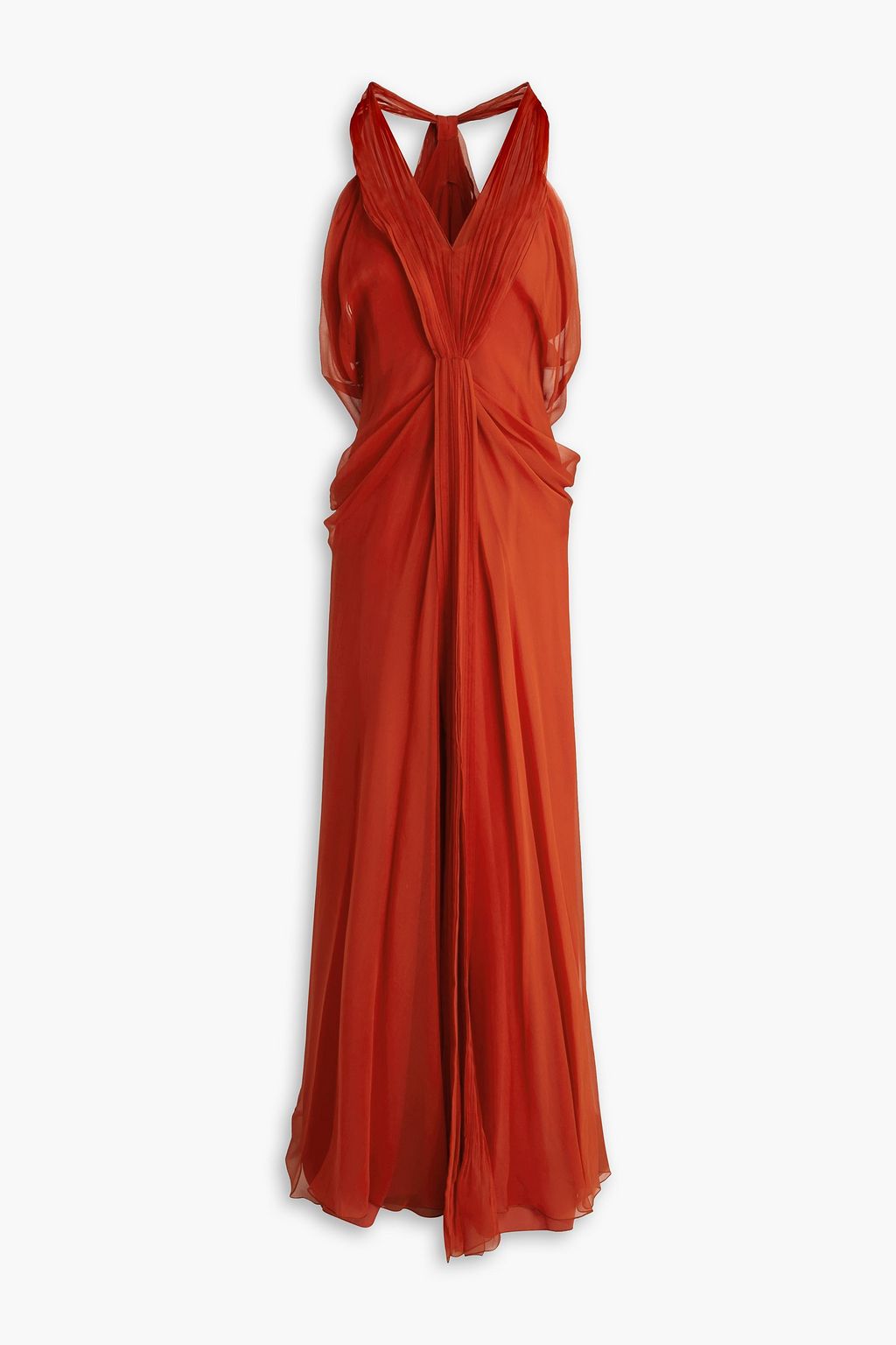 Alberta ferretti silk dress hotsell
