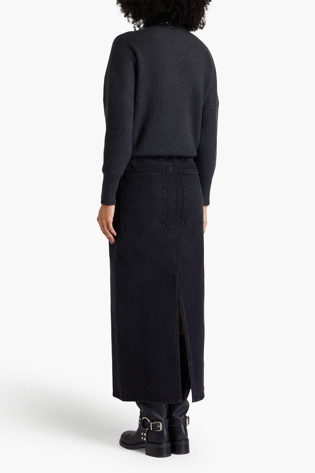 BRUNELLO CUCINELLI Ribbed cashmere turtleneck sweater