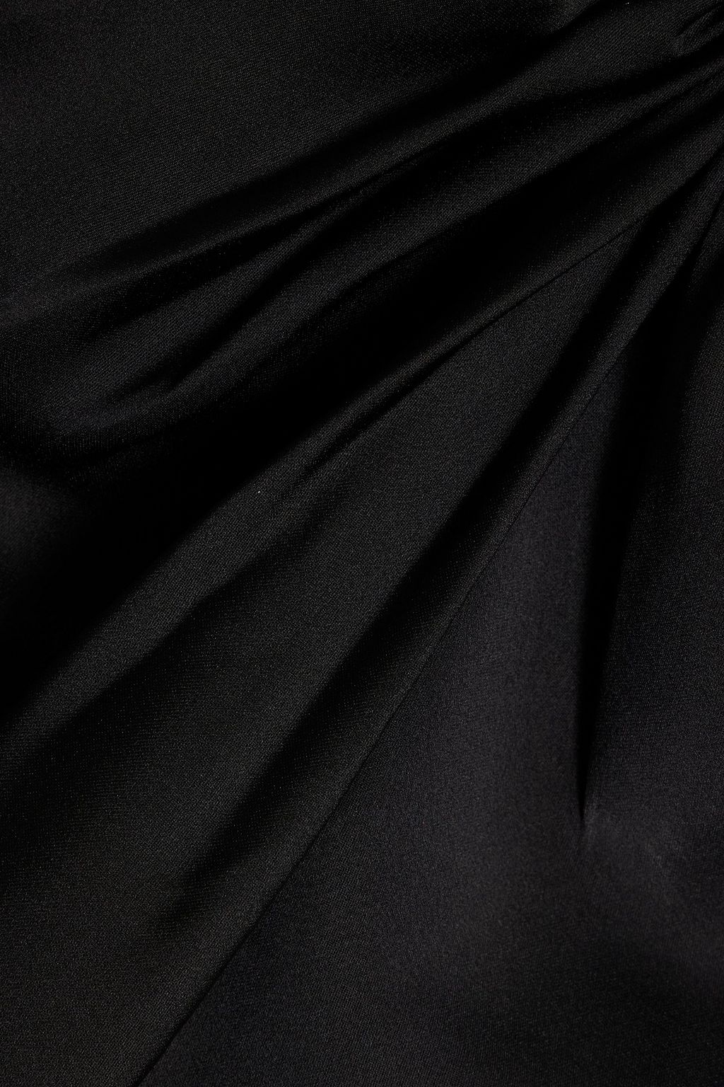 HALSTON Knotted satin gown