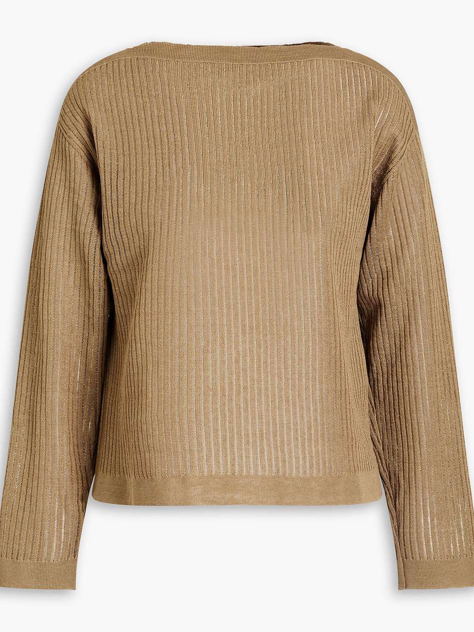 ribbed linen top