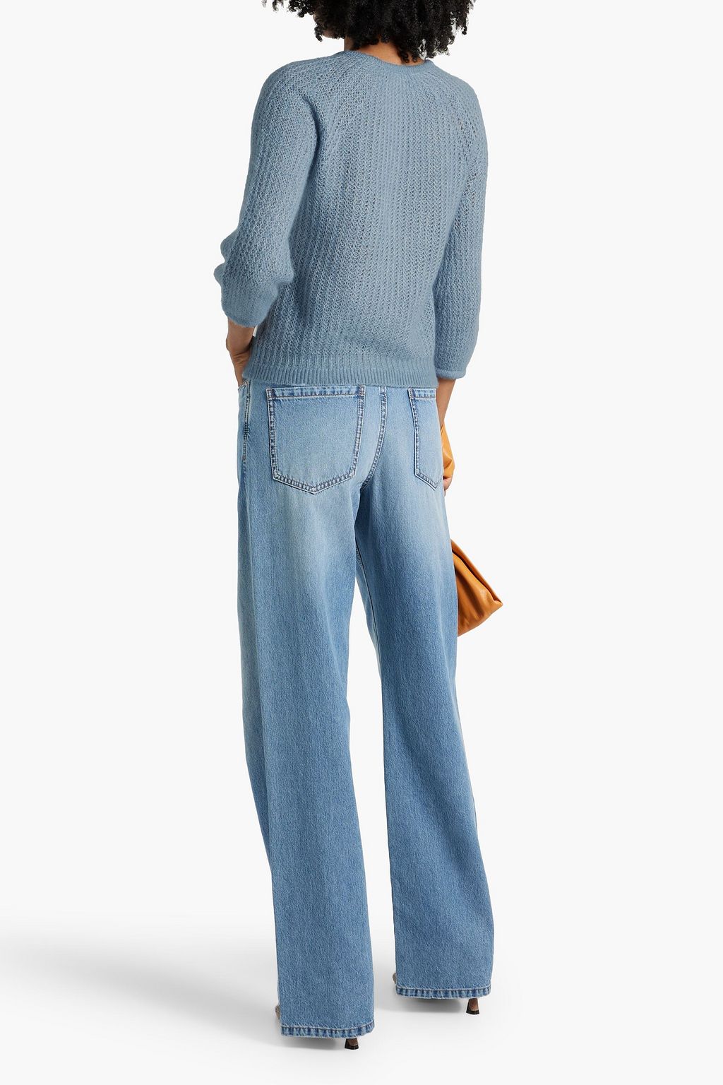 AUTUMN CASHMERE Cashmere and silk-blend sweater