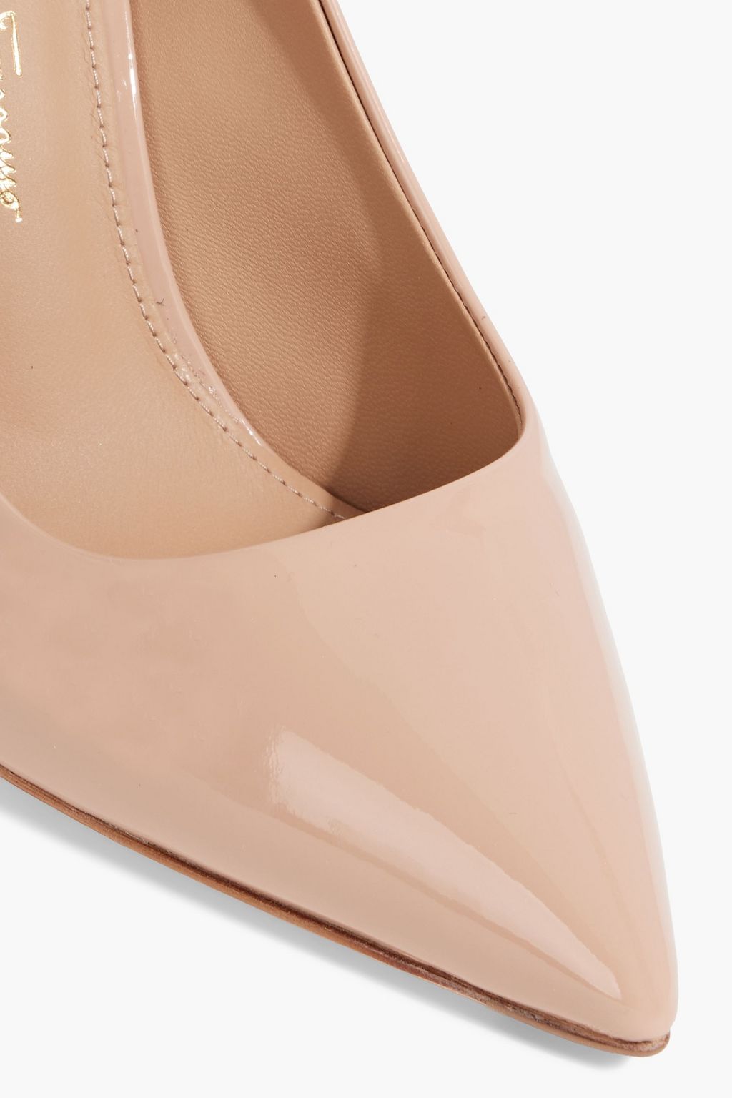FERRAGAMO Ilary patent-leather pumps