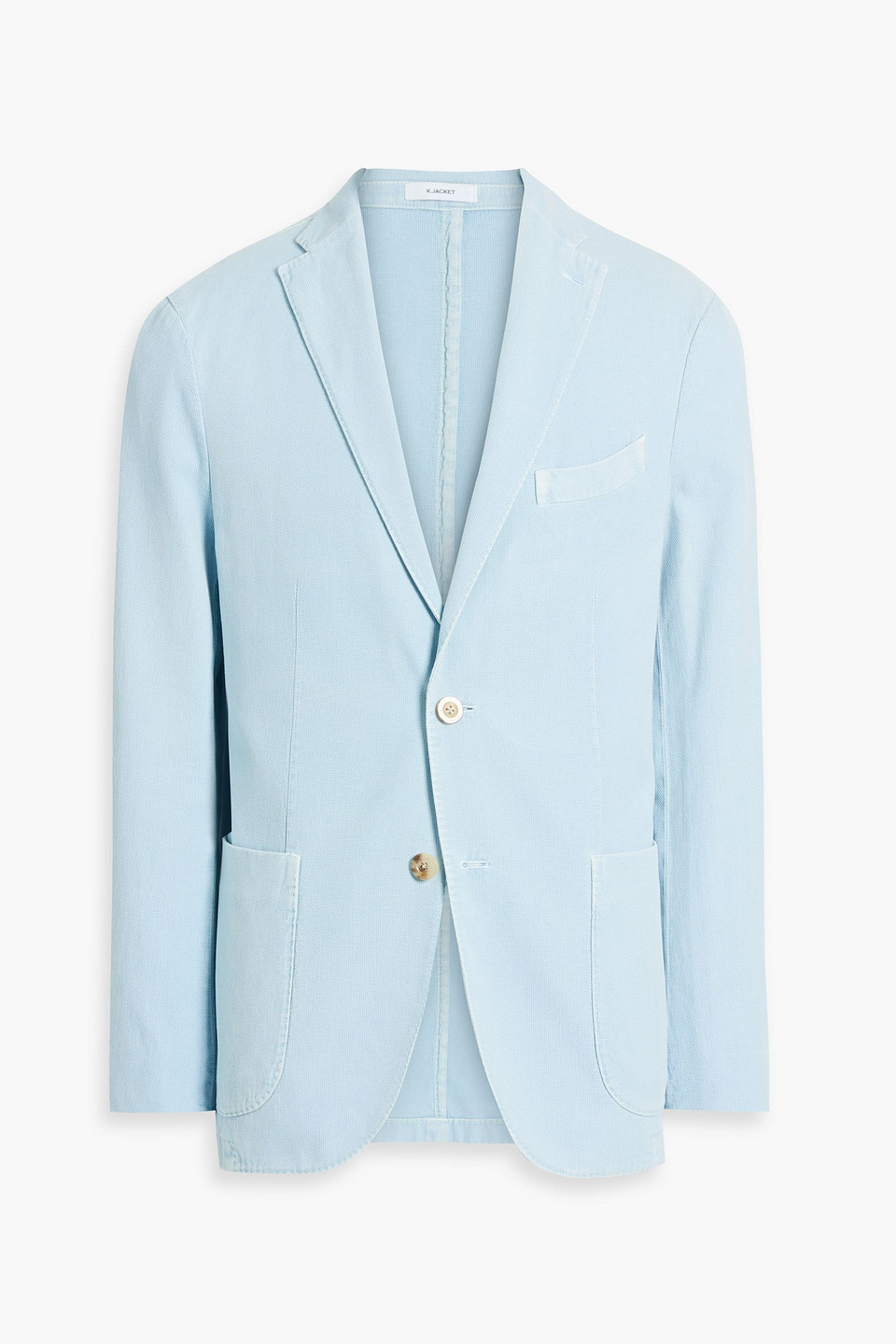 Boglioli Single-breasted Denim Blazer In Blue