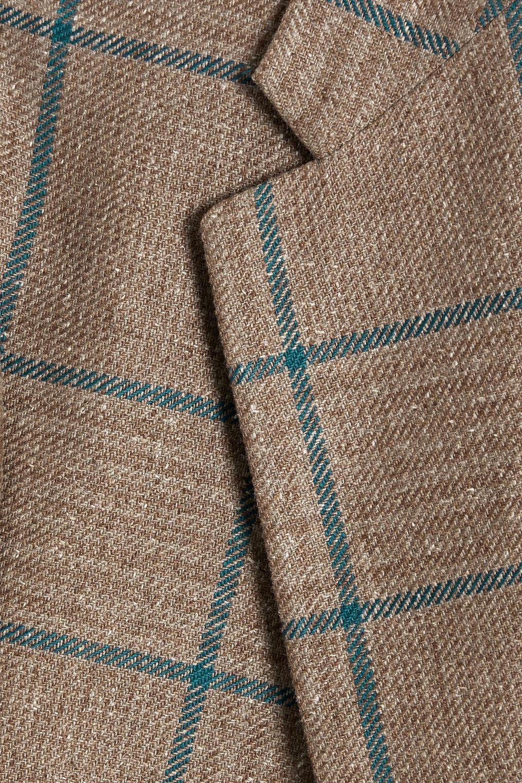 BOGLIOLI Checked silk-tweed blazer
